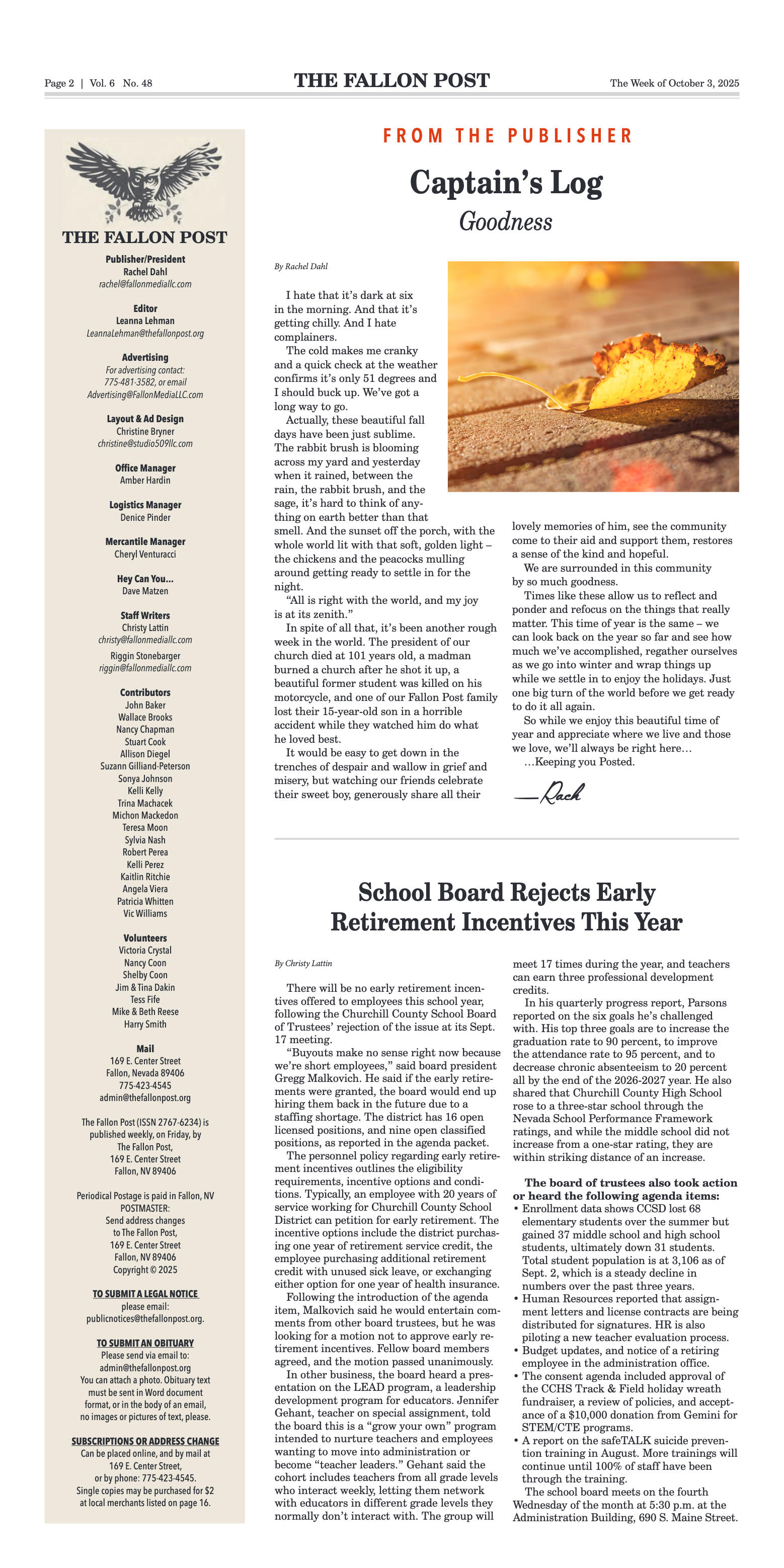 October 3, 2025 -Driver Shortages Leave Students W - page 2