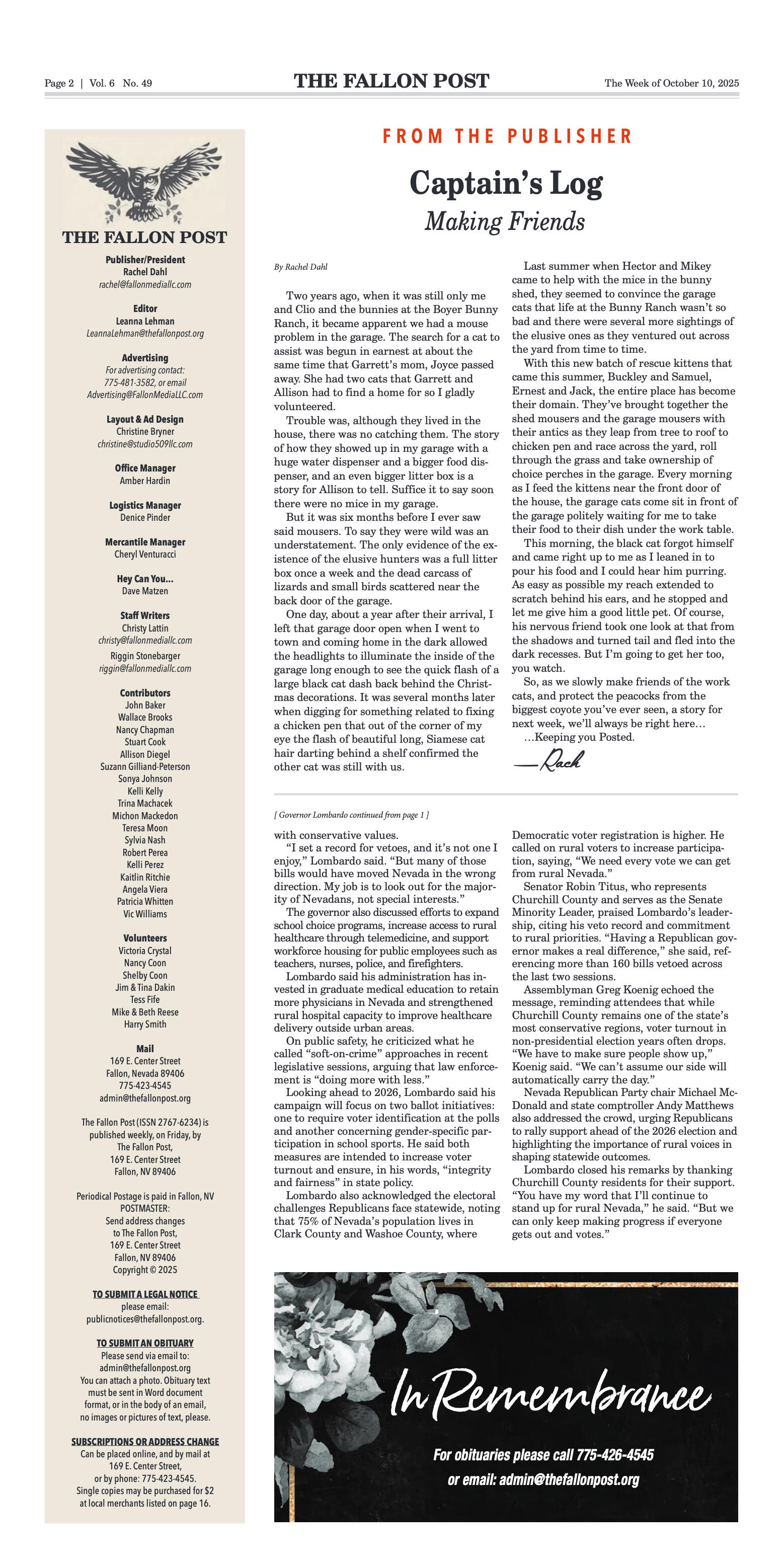 October 10, 2025 -Rural Public Health Lab in Fallo - page 2