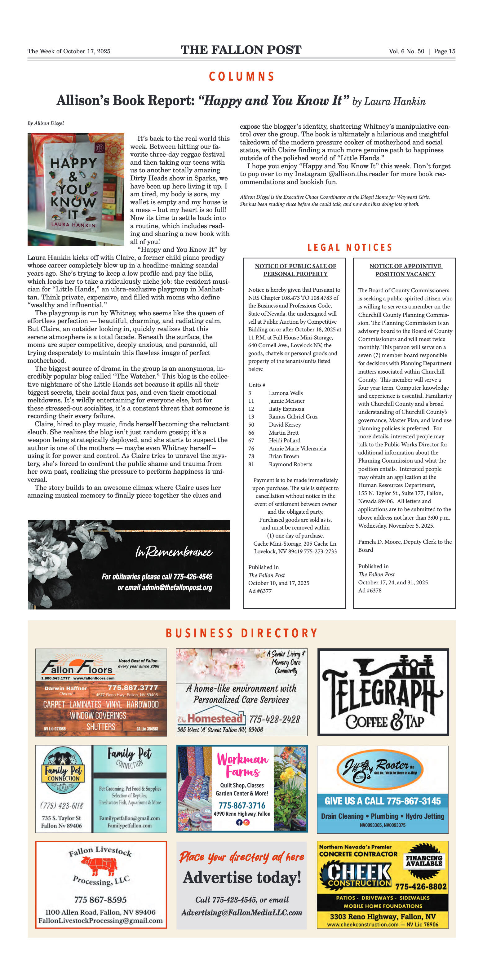 October 17,2025 - Oasis Church Starts Renovations  - page 15