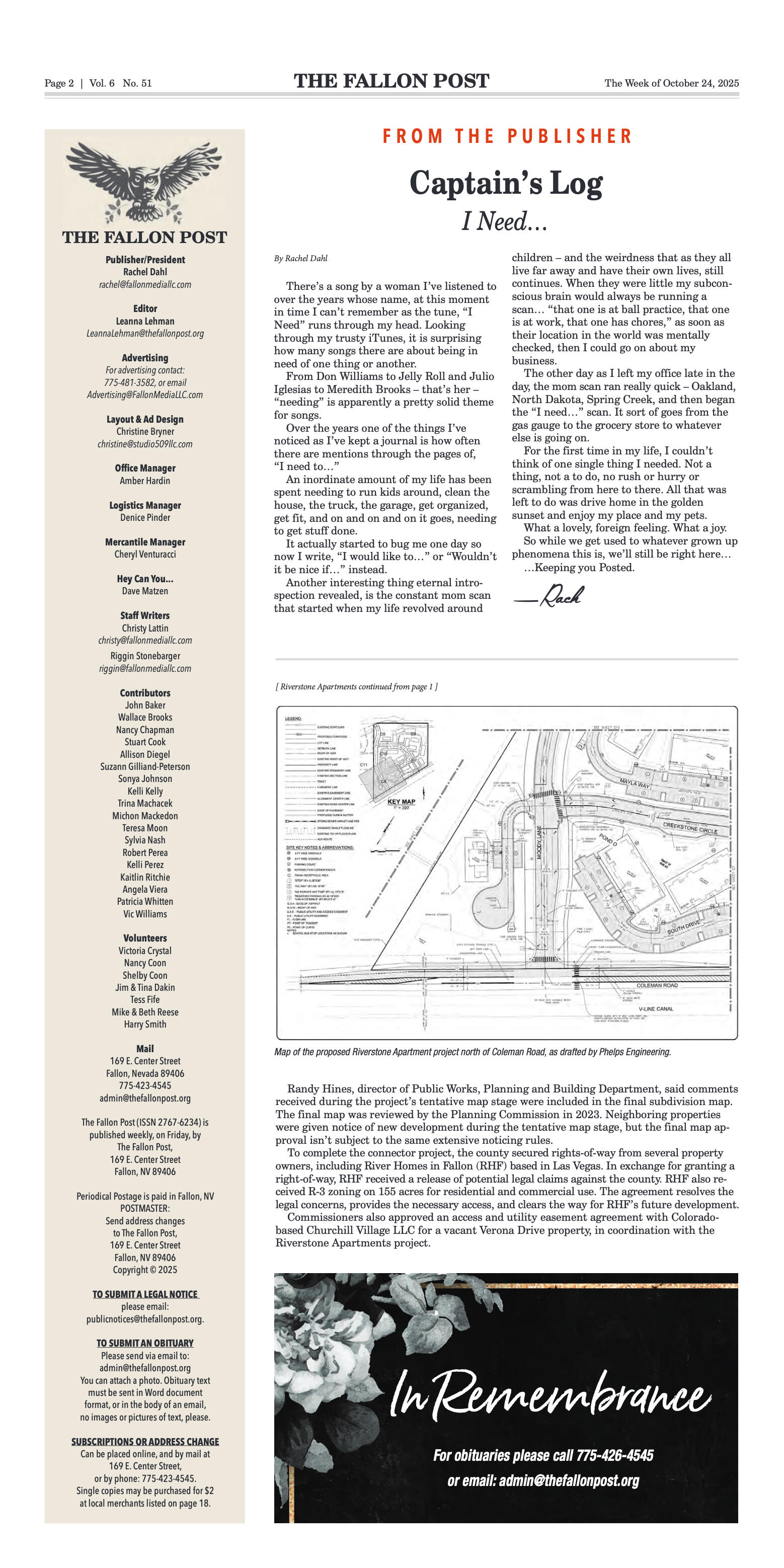 October 24, 2025 - Fallon Theatre Launches “Seat R - page 2