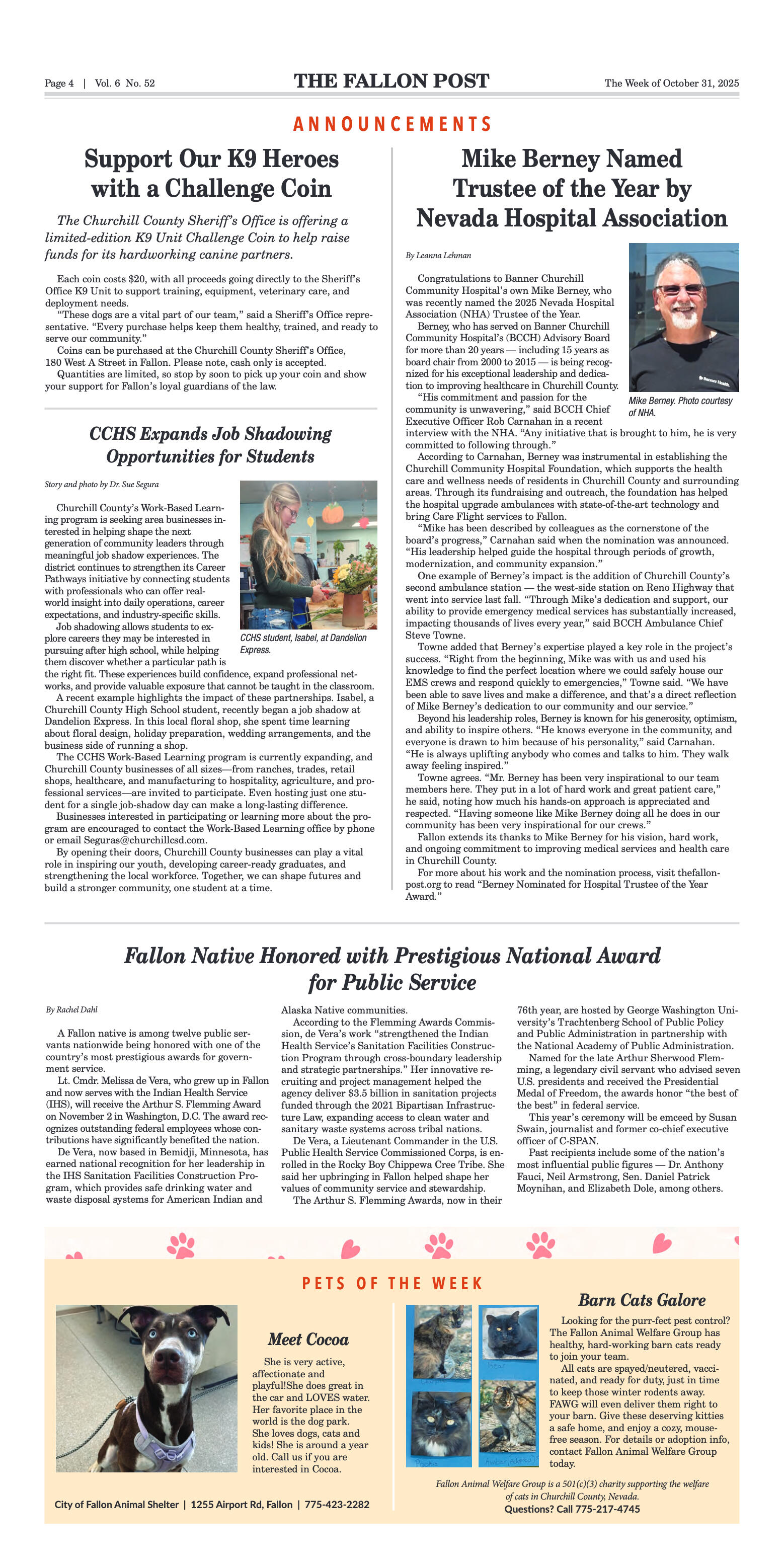 October 31, 2025 -City Leaders Dedicate New Fitnes - page 4