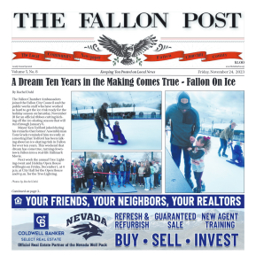 The Fallon Post Print Edition November 24, 2023 - page 1