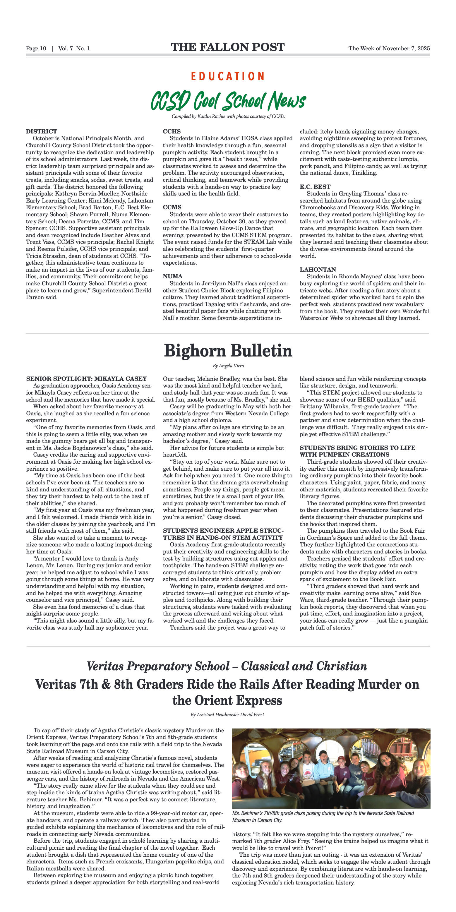 November 7, 2025 - Saluting Our Veterans - page 10