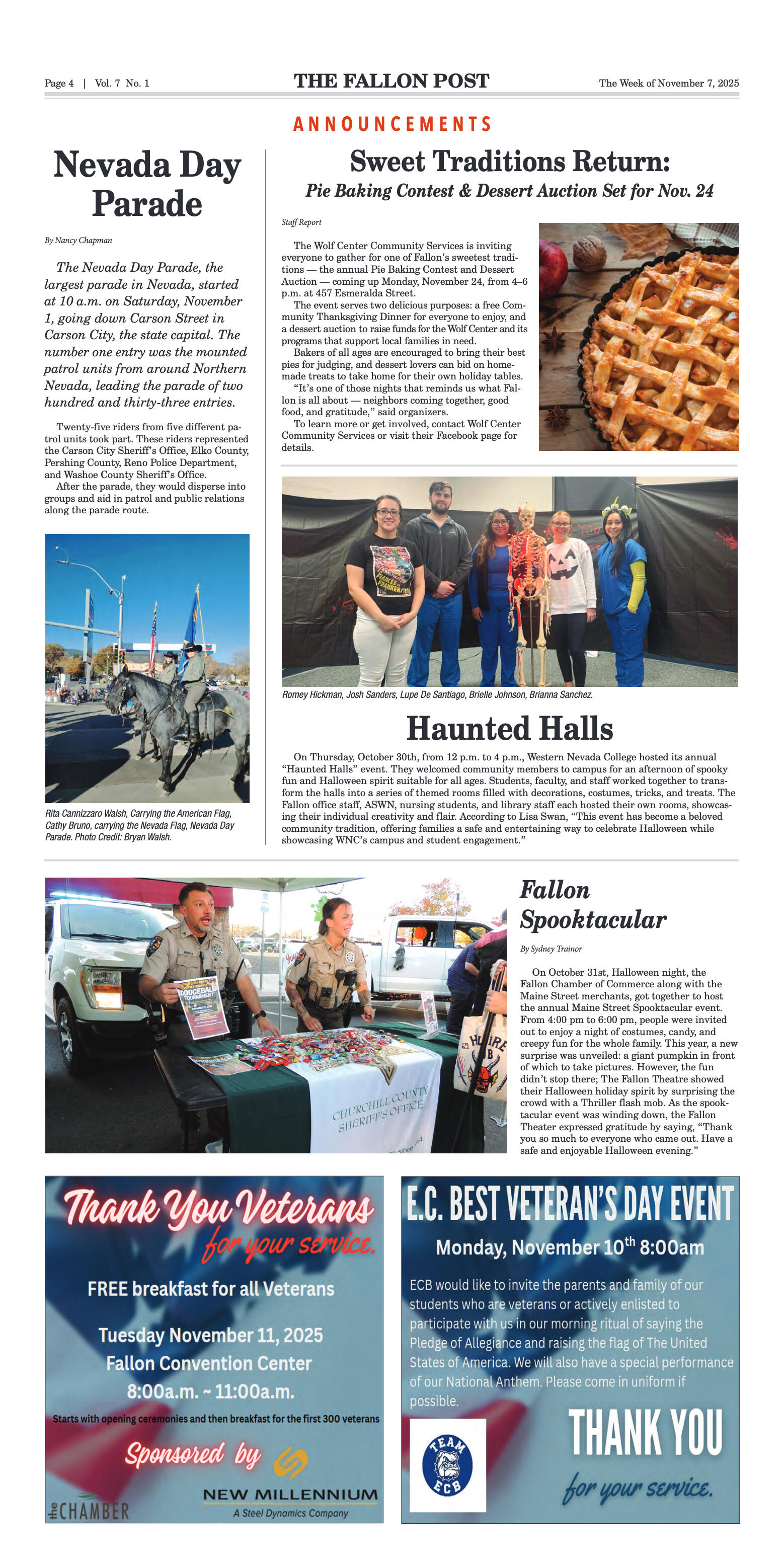 November 7, 2025 - Saluting Our Veterans - page 4