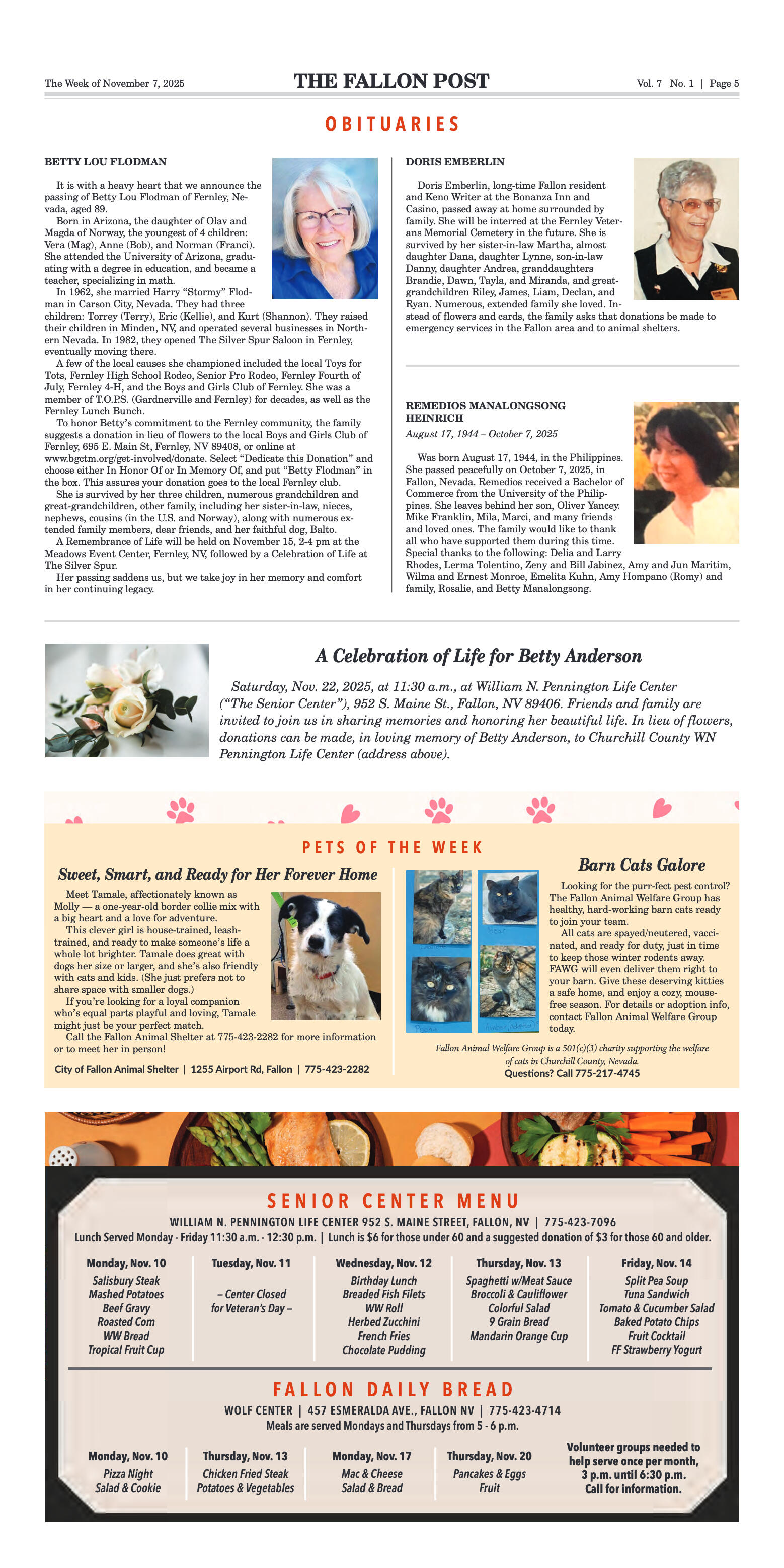 November 7, 2025 - Saluting Our Veterans - page 5