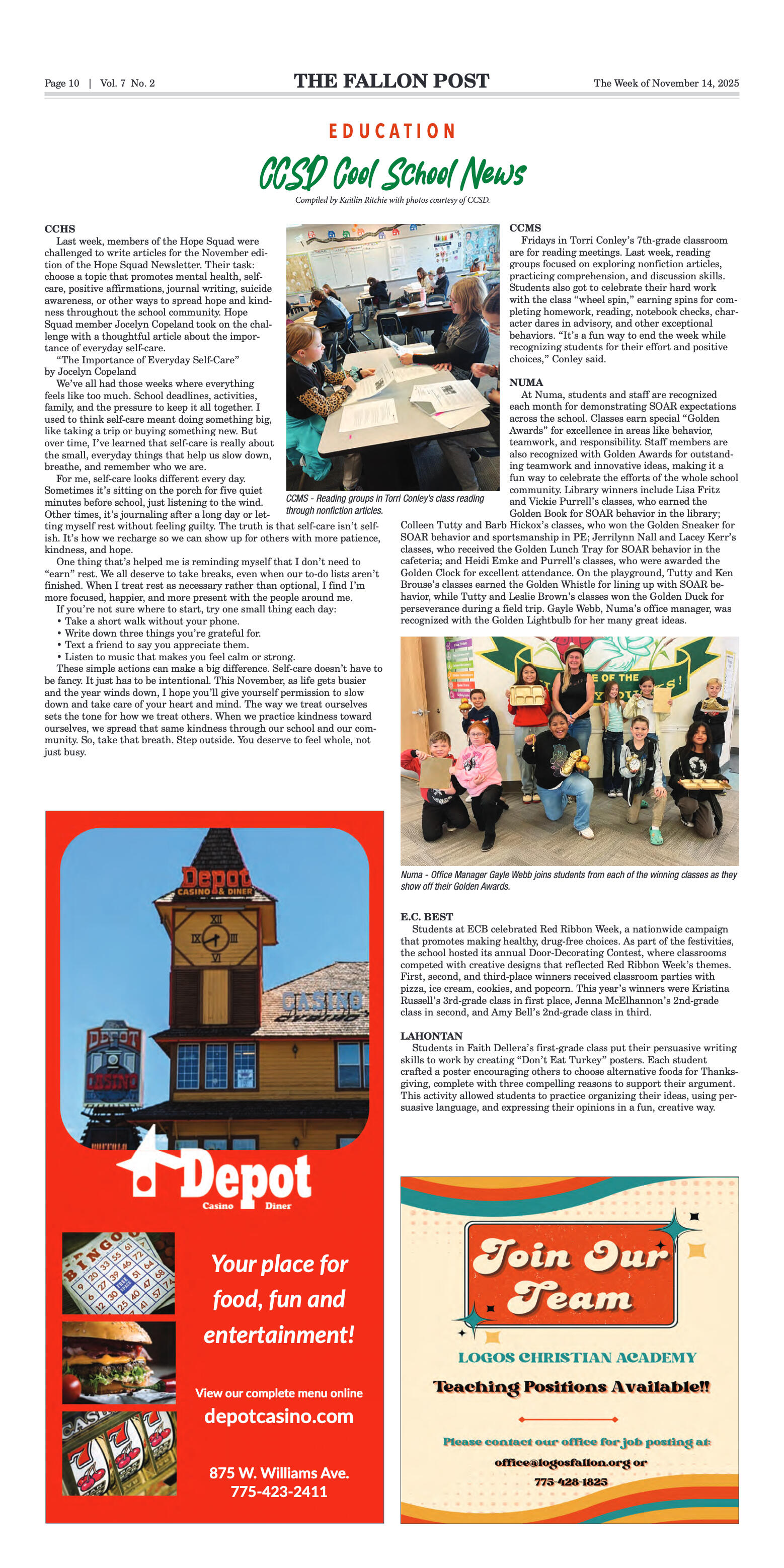 November 14, 2025 - New Divers Join Fallon Fire De - page 10