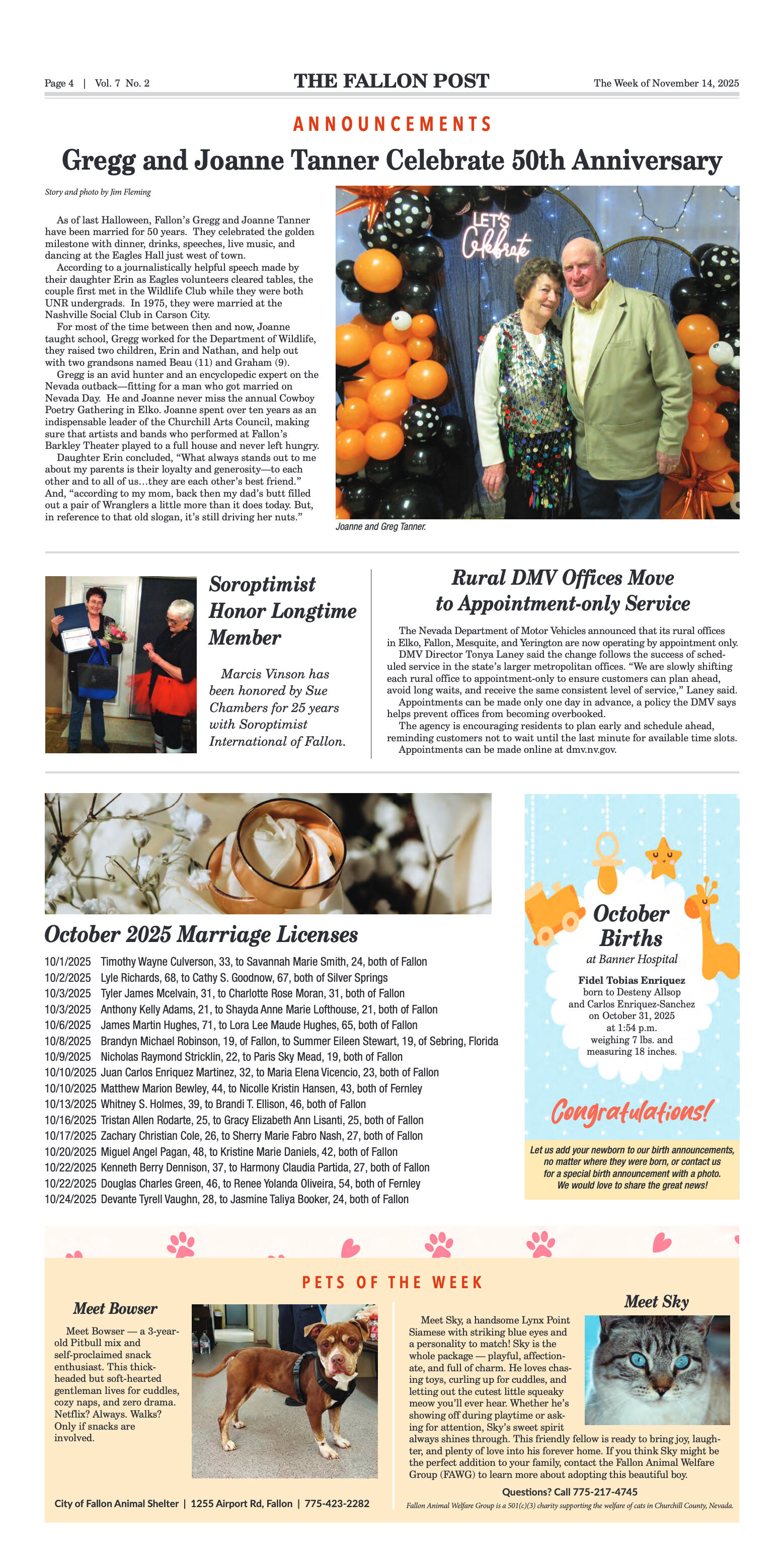 November 14, 2025 - New Divers Join Fallon Fire De - page 4