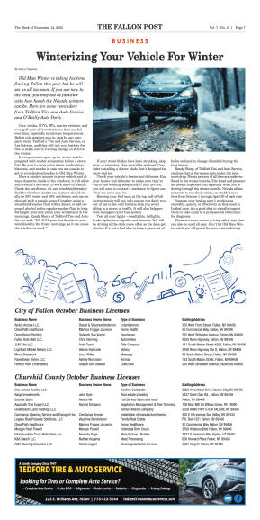 November 14, 2025 - New Divers Join Fallon Fire De - page 7