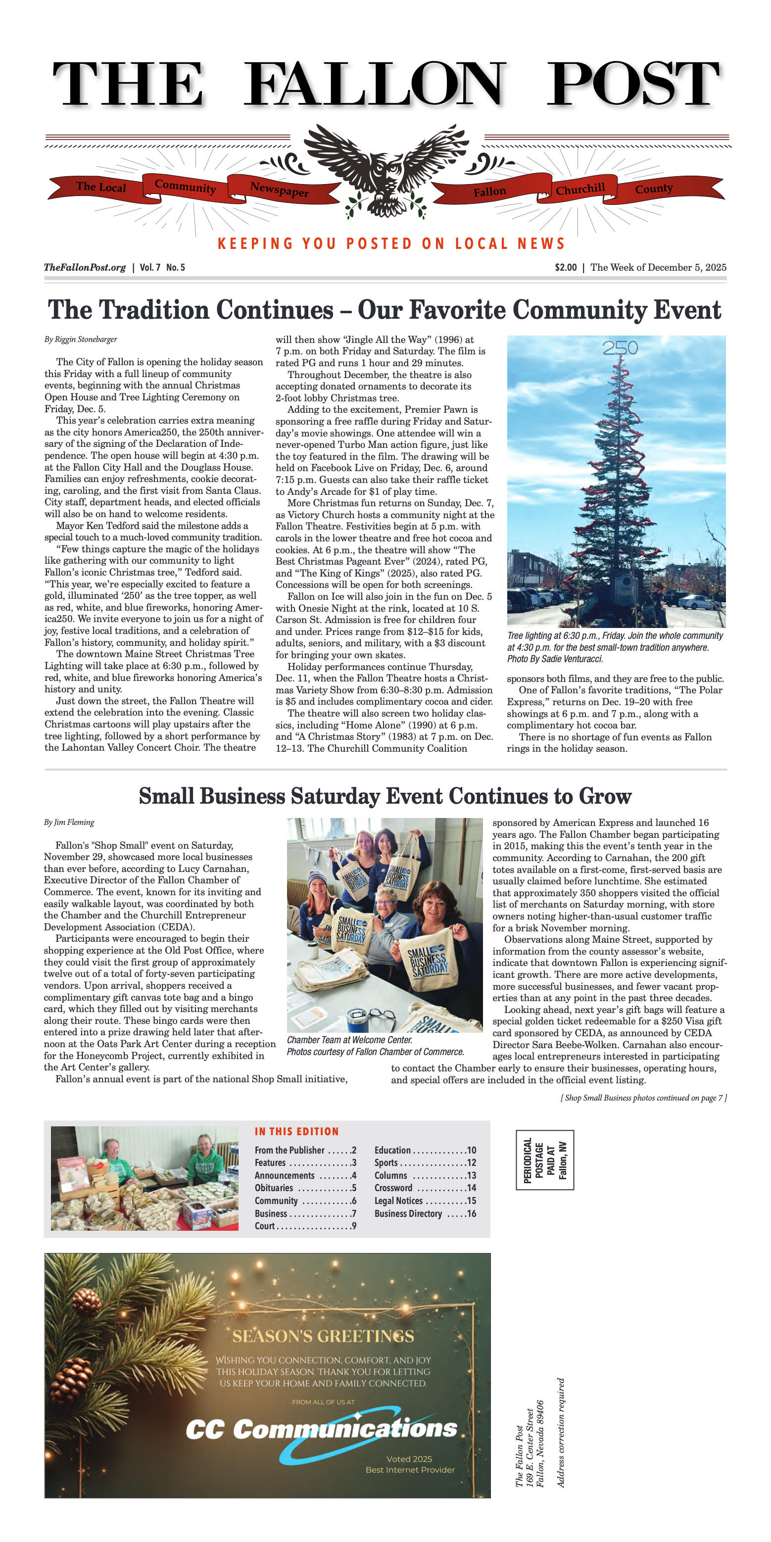 December 5, 2025 -The Tradition Continues – Our Fa - page 1