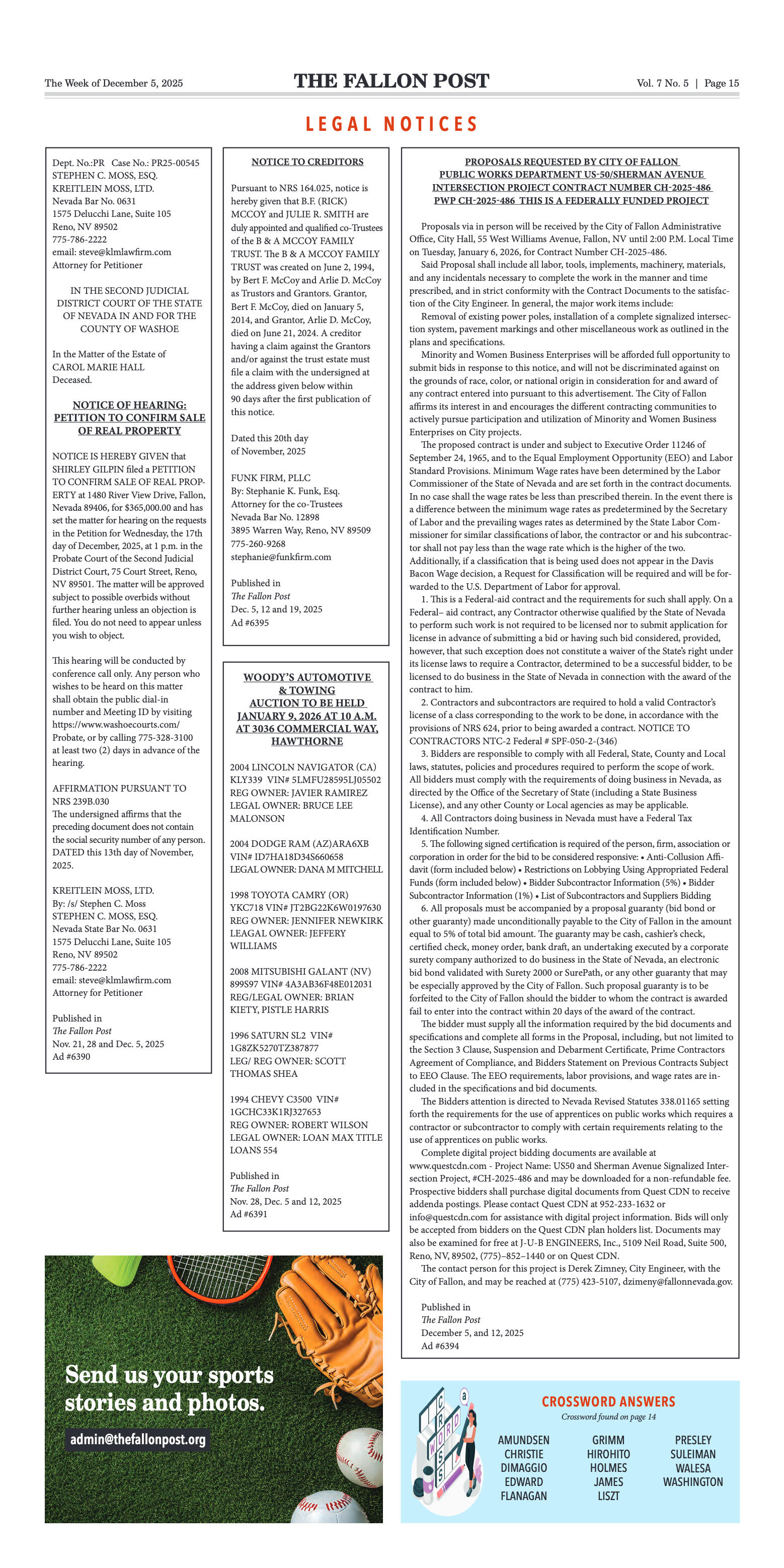 December 5, 2025 -The Tradition Continues – Our Fa - page 15