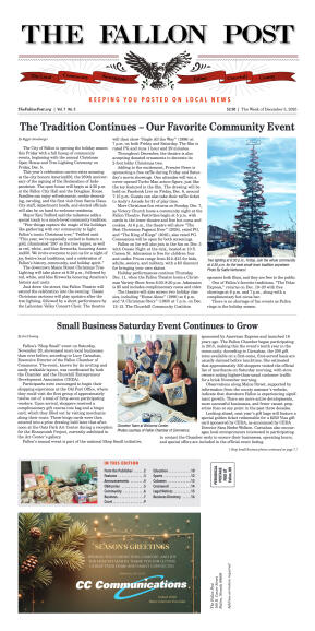 December 5, 2025 -The Tradition Continues – Our Fa - page 1