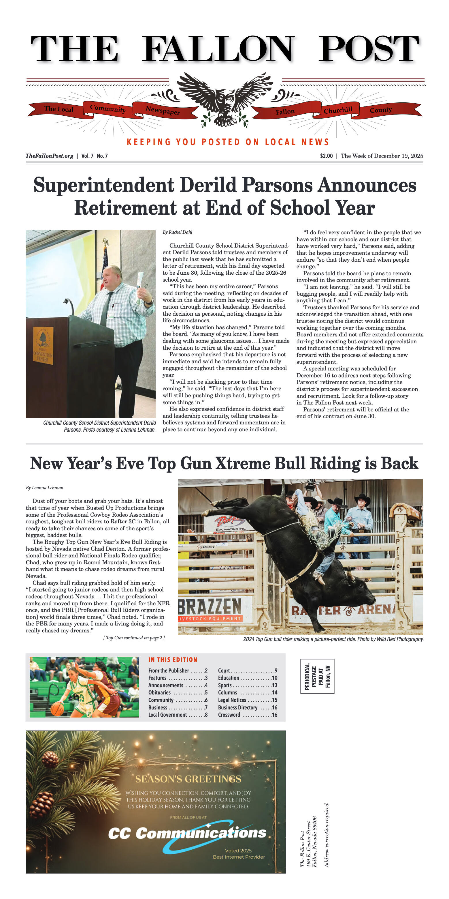 December 19, 2025 -Superintendent Derild Parsons A - page 1