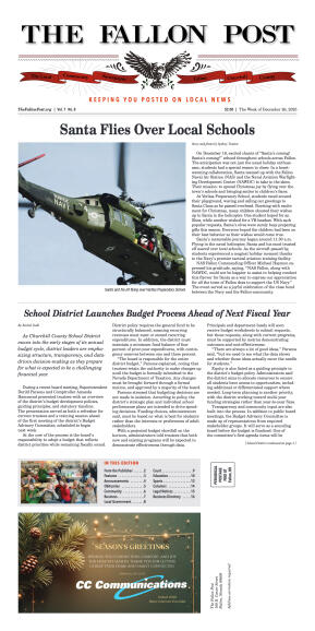 December 26, 2025 -Santa Flies Over Local Schools - page 1
