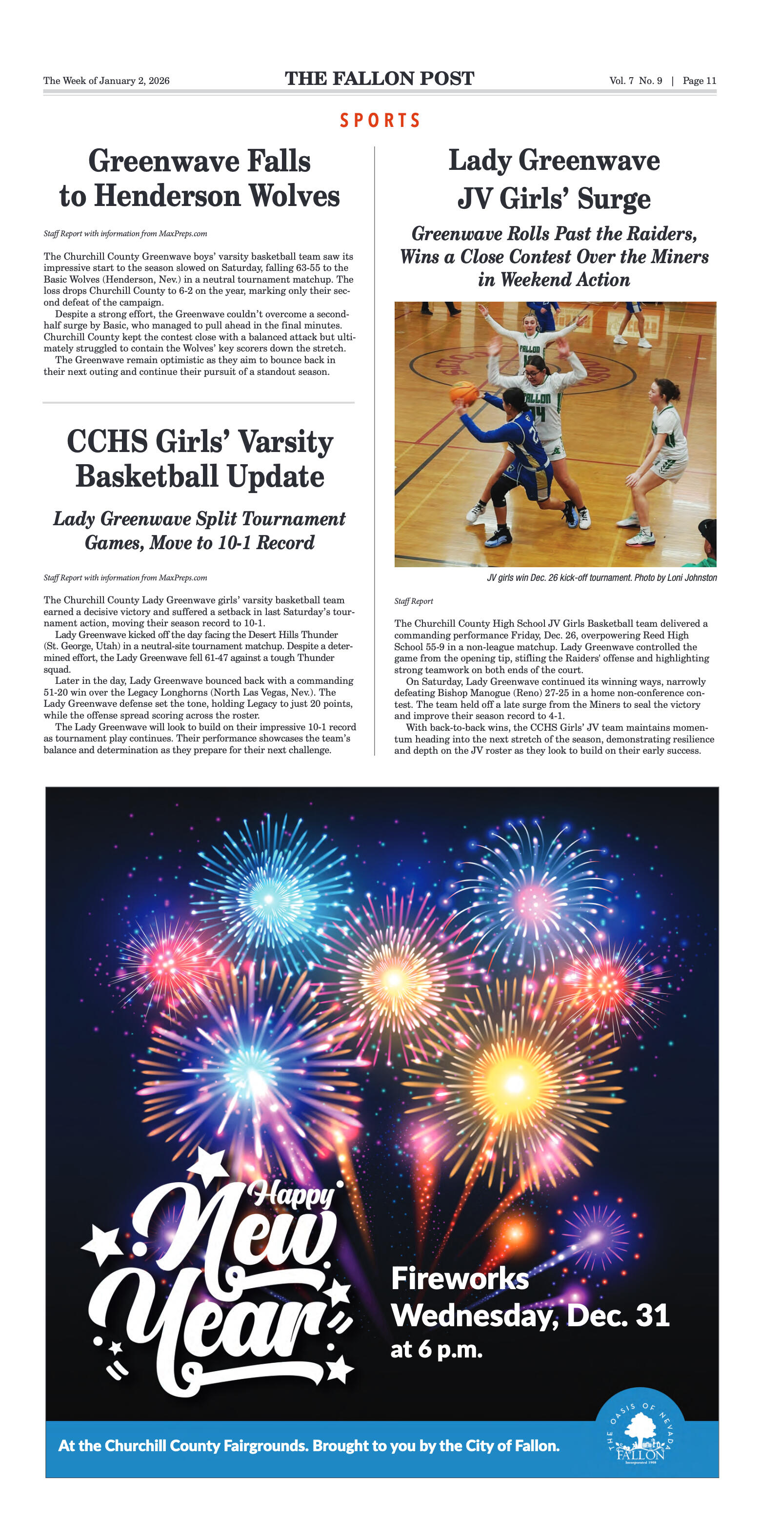 January 2, 2026 - Local Program Aims to Save Lives - page 11