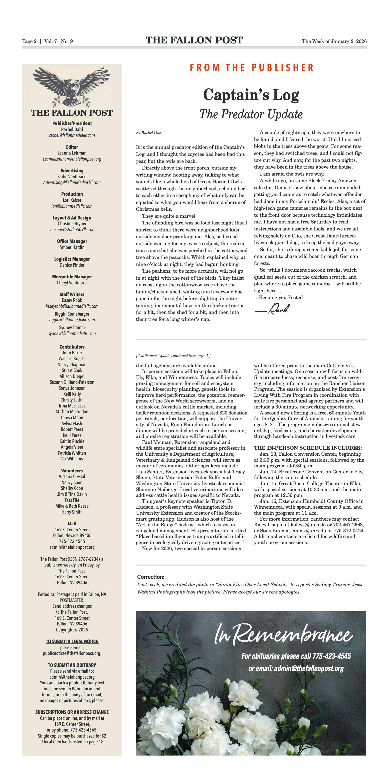 January 2, 2026 - Local Program Aims to Save Lives - page 2