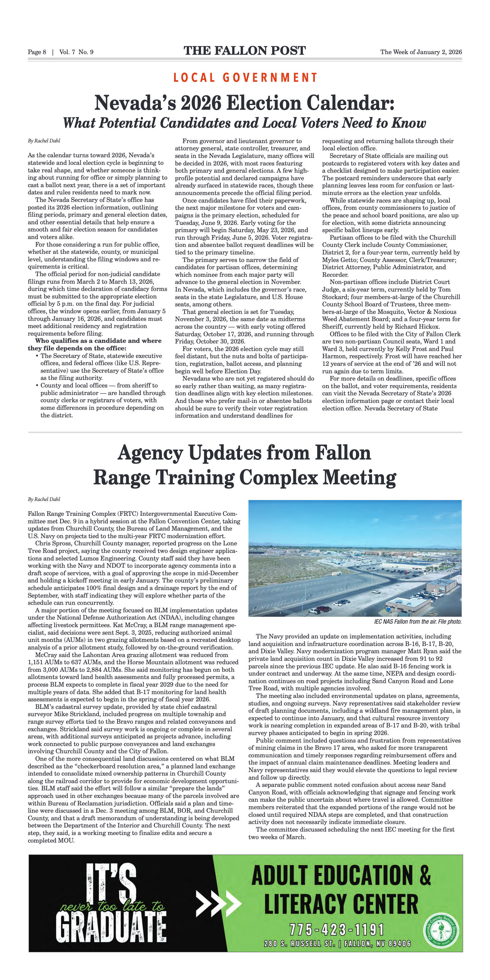 January 2, 2026 - Local Program Aims to Save Lives - page 8