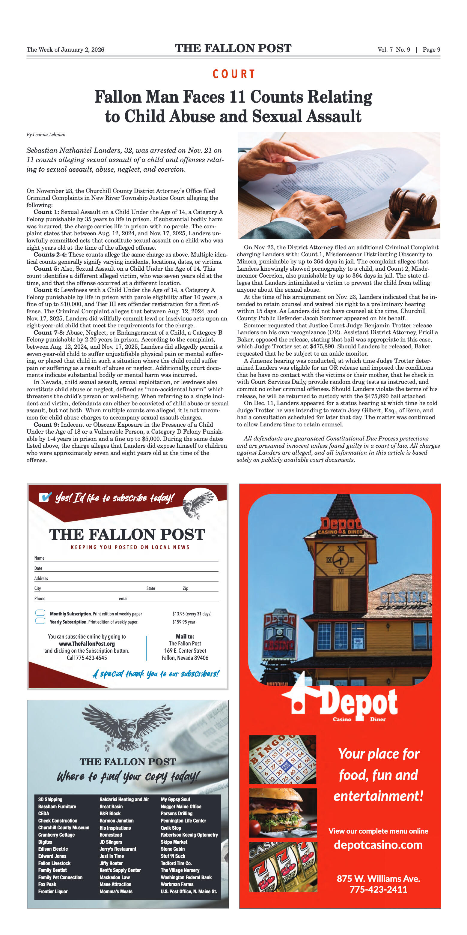 January 2, 2026 - Local Program Aims to Save Lives - page 9