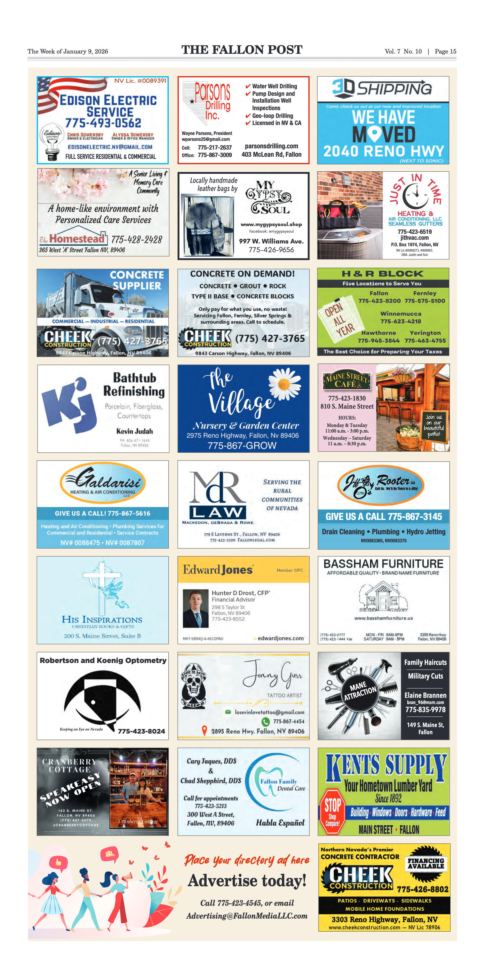 January 9, 2026 - Happy 105th Birthday Fallon Comm - page 15