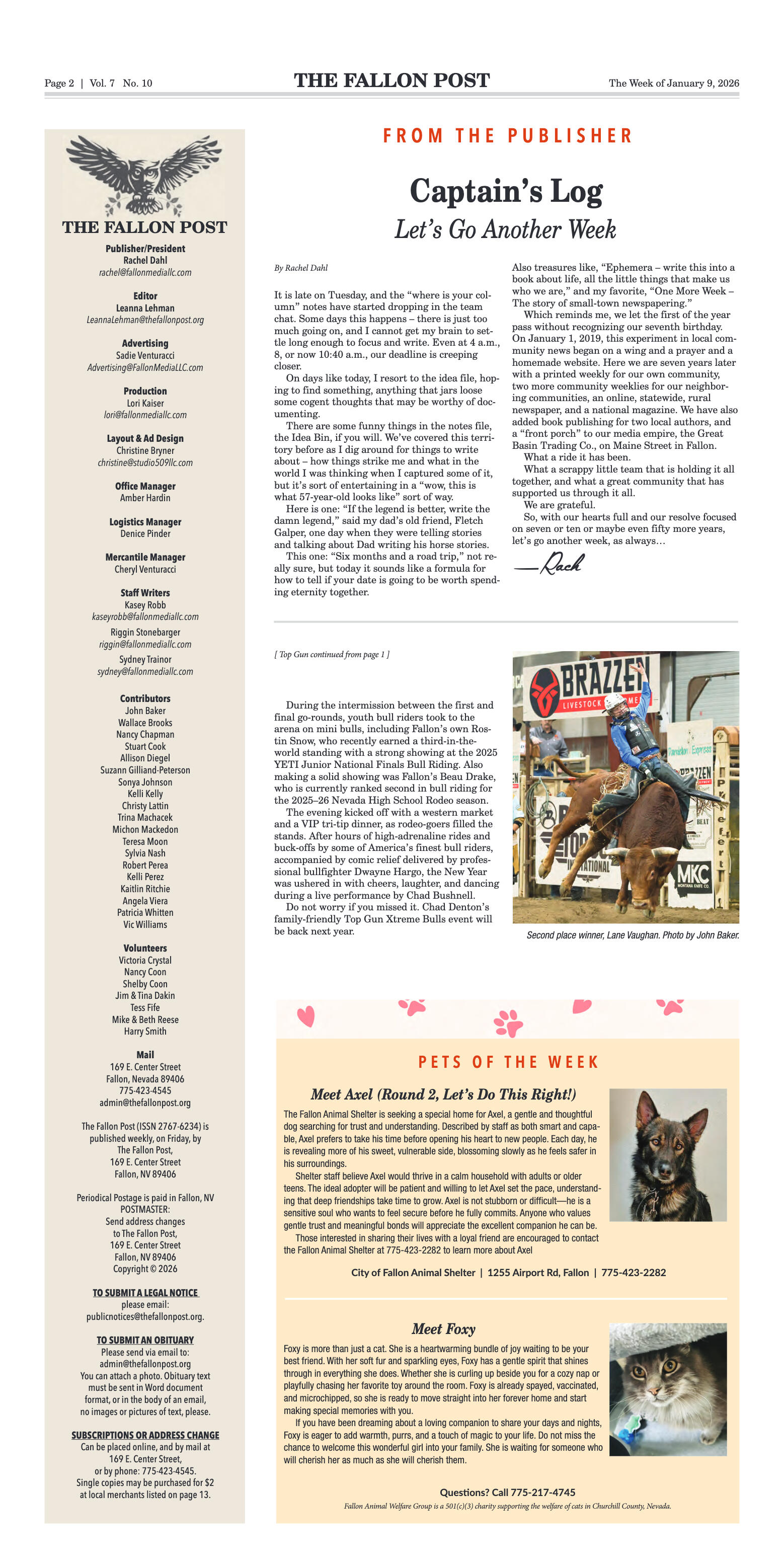 January 9, 2026 - Happy 105th Birthday Fallon Comm - page 2