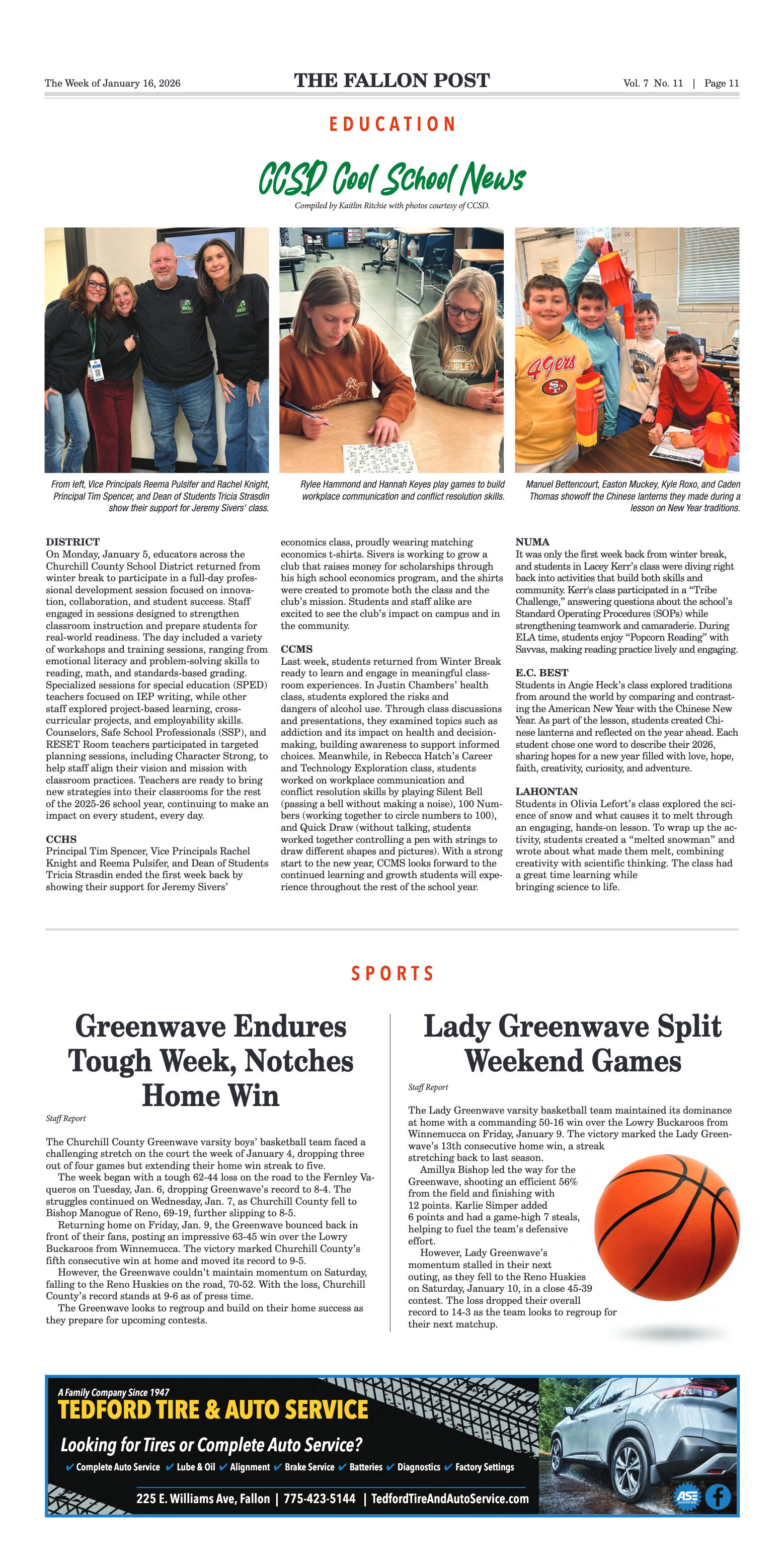 January 16, 2026 - Rotary Helps Send Oasis Seniors - page 11