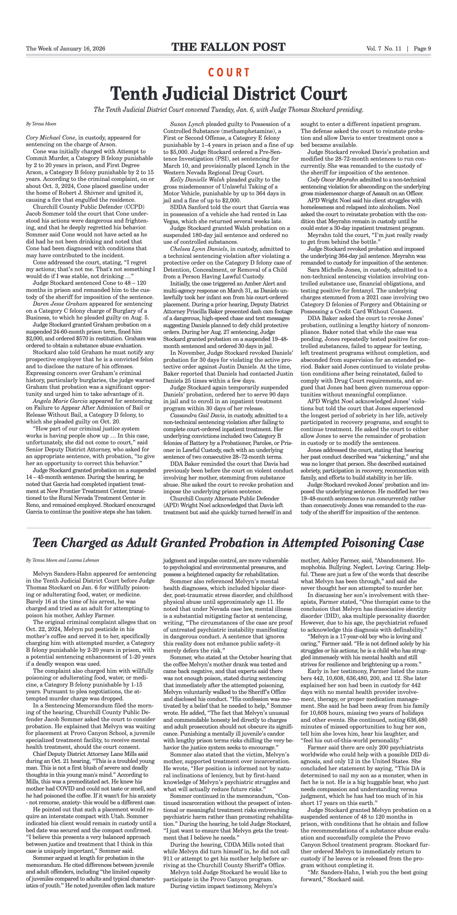 January 16, 2026 - Rotary Helps Send Oasis Seniors - page 9