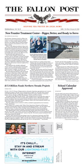 January 23, 2026-New Frontier Treatment Center – B - page 1