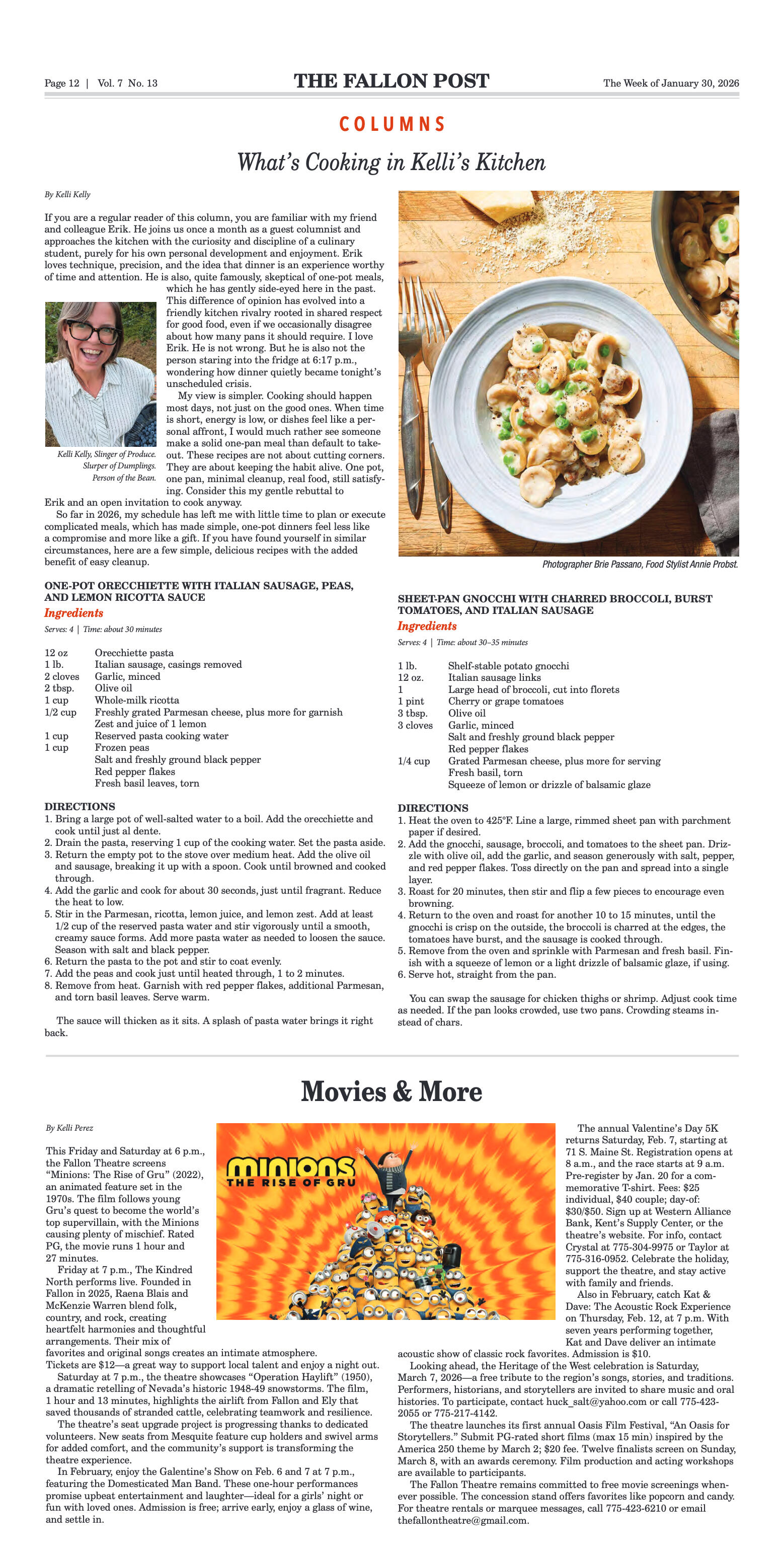 January 30, 2026 -Bill and Korena Mewaldt Honored  - page 12