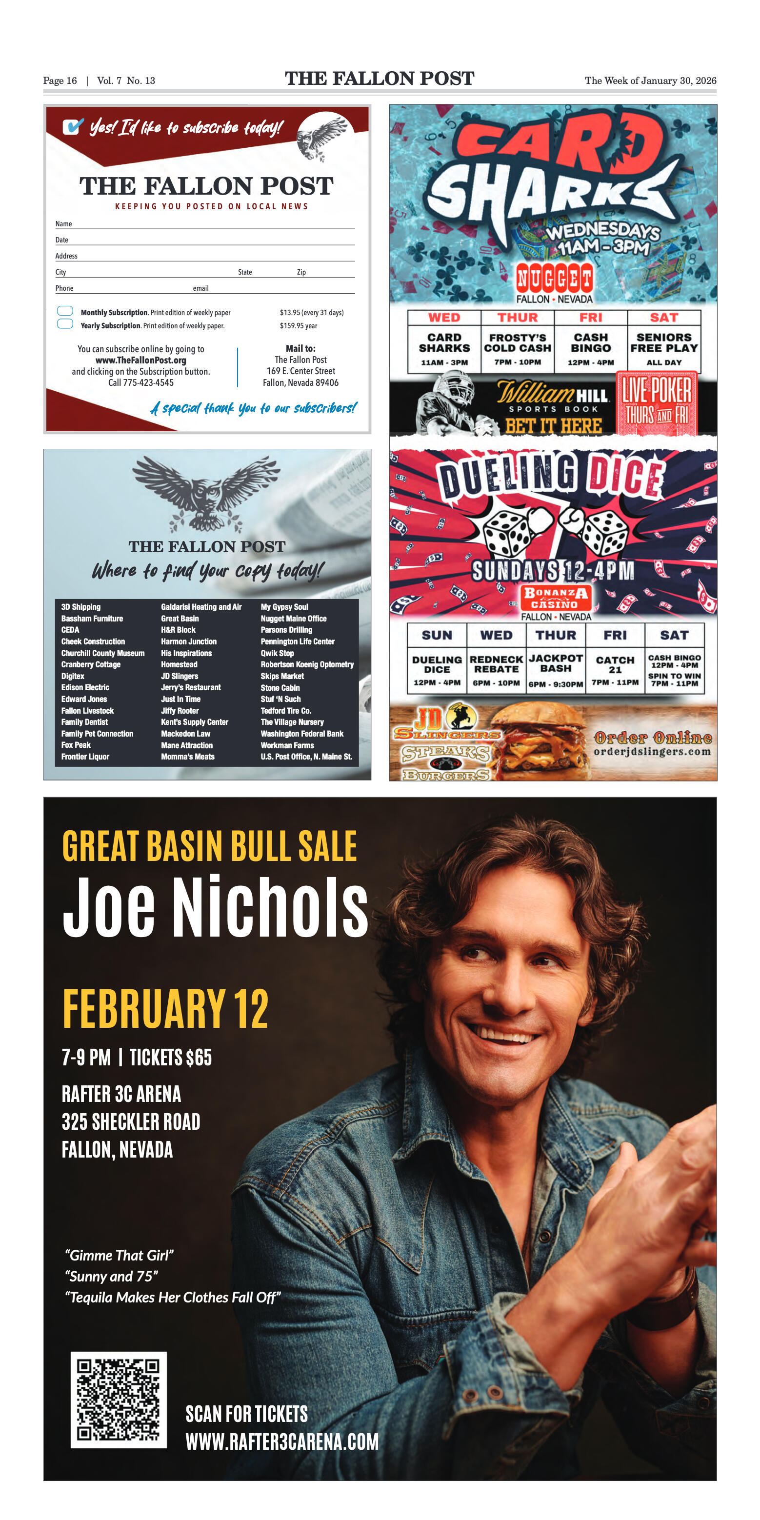 January 30, 2026 -Bill and Korena Mewaldt Honored - page 16