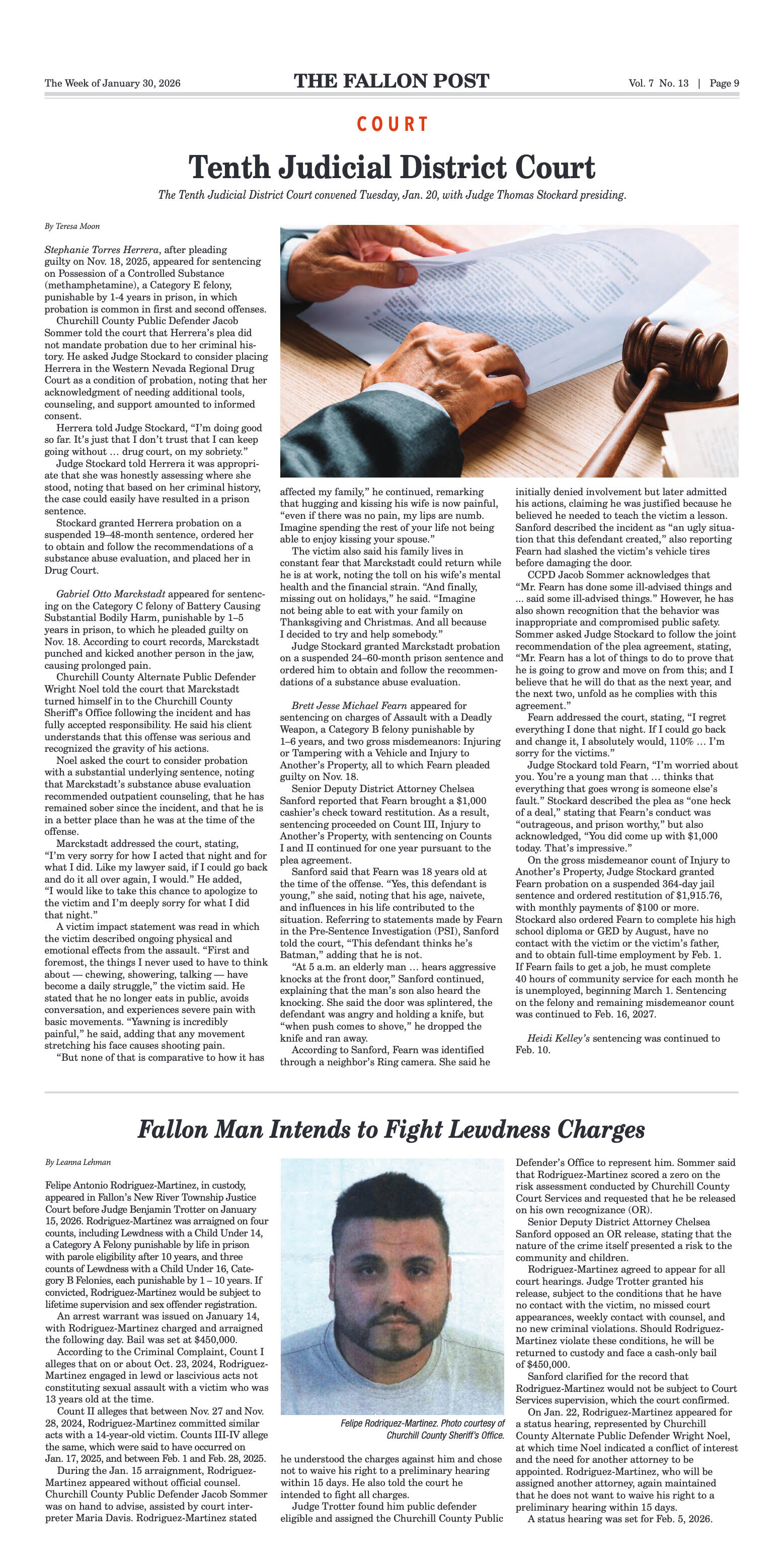 January 30, 2026 -Bill and Korena Mewaldt Honored - page 9