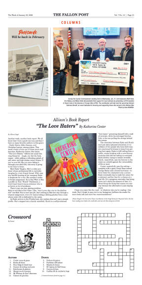 January 30, 2026 -Bill and Korena Mewaldt Honored  - page 13