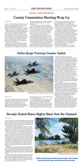 January 30, 2026 -Bill and Korena Mewaldt Honored  - page 8