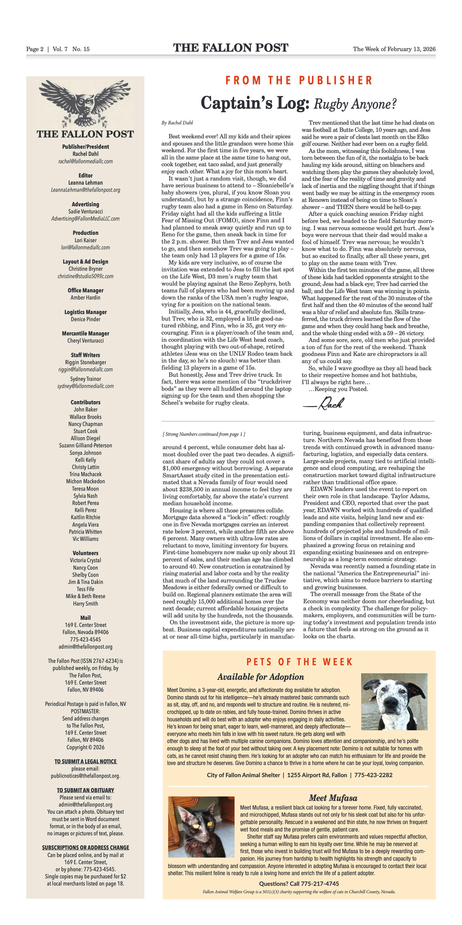 February 13, 2026 - Chamber of Commerce Awards Gal - page 2