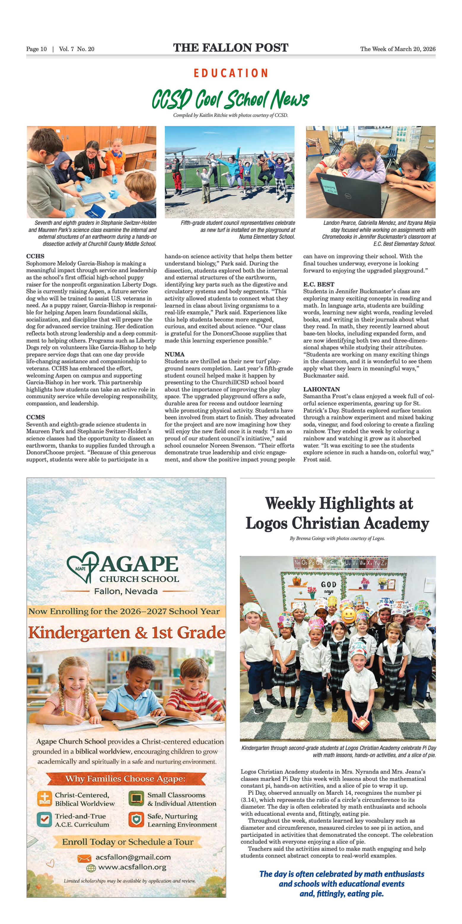 March 20, 2026 -Fallon Municipal Airport Marks New - page 10