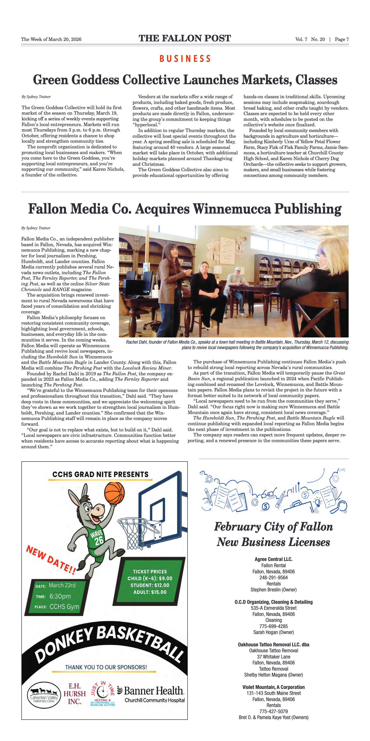 March 20, 2026 -Fallon Municipal Airport Marks New - page 7