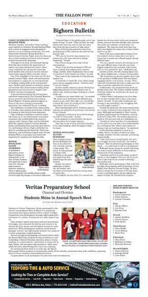 March 20, 2026 -Fallon Municipal Airport Marks New - page 11