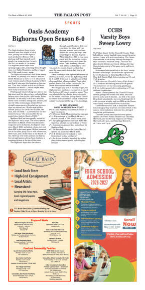 March 20, 2026 -Fallon Municipal Airport Marks New - page 13