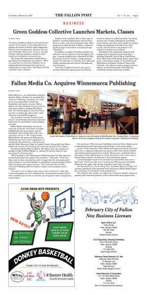 March 20, 2026 -Fallon Municipal Airport Marks New - page 7