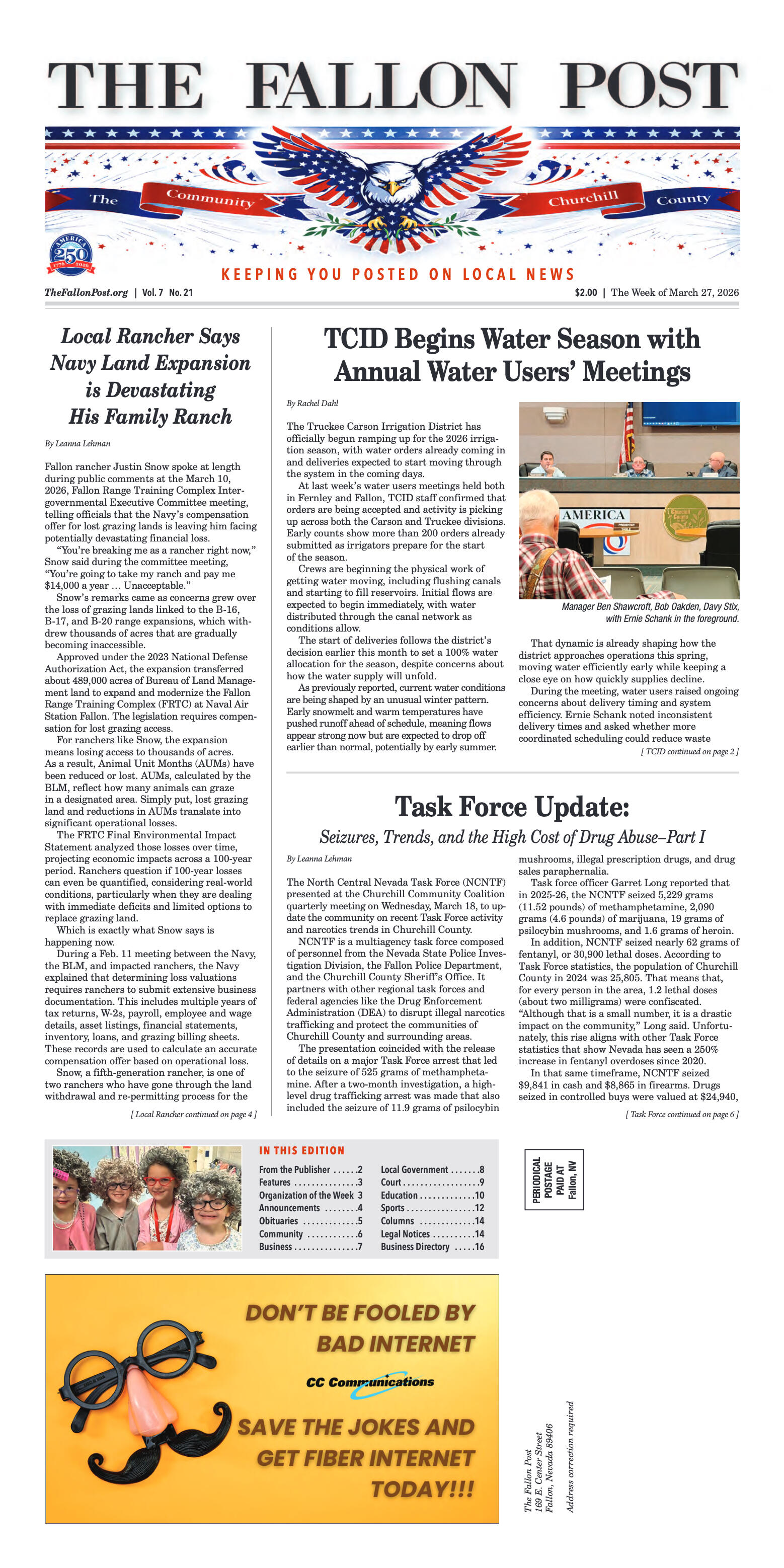 March 27, 2026 - TCID Begins Water Season with Ann - page 1