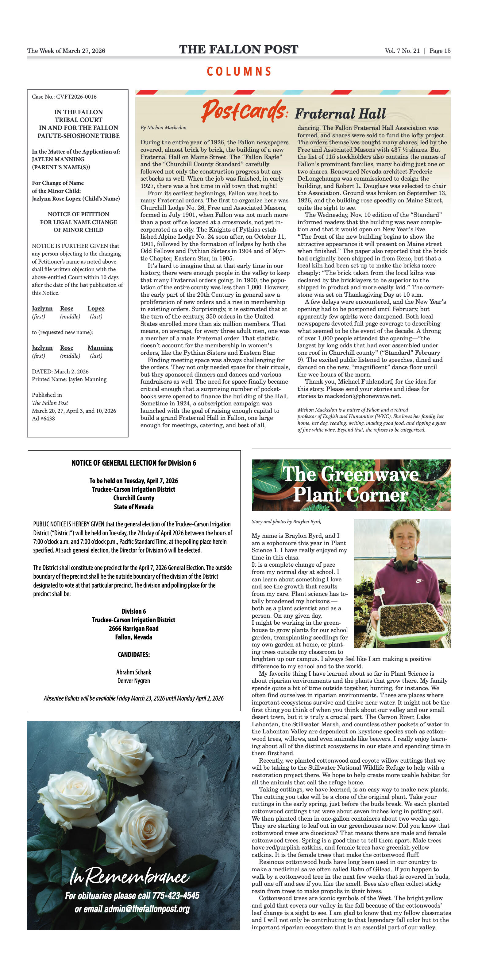 March 27, 2026 - TCID Begins Water Season with Ann - page 15