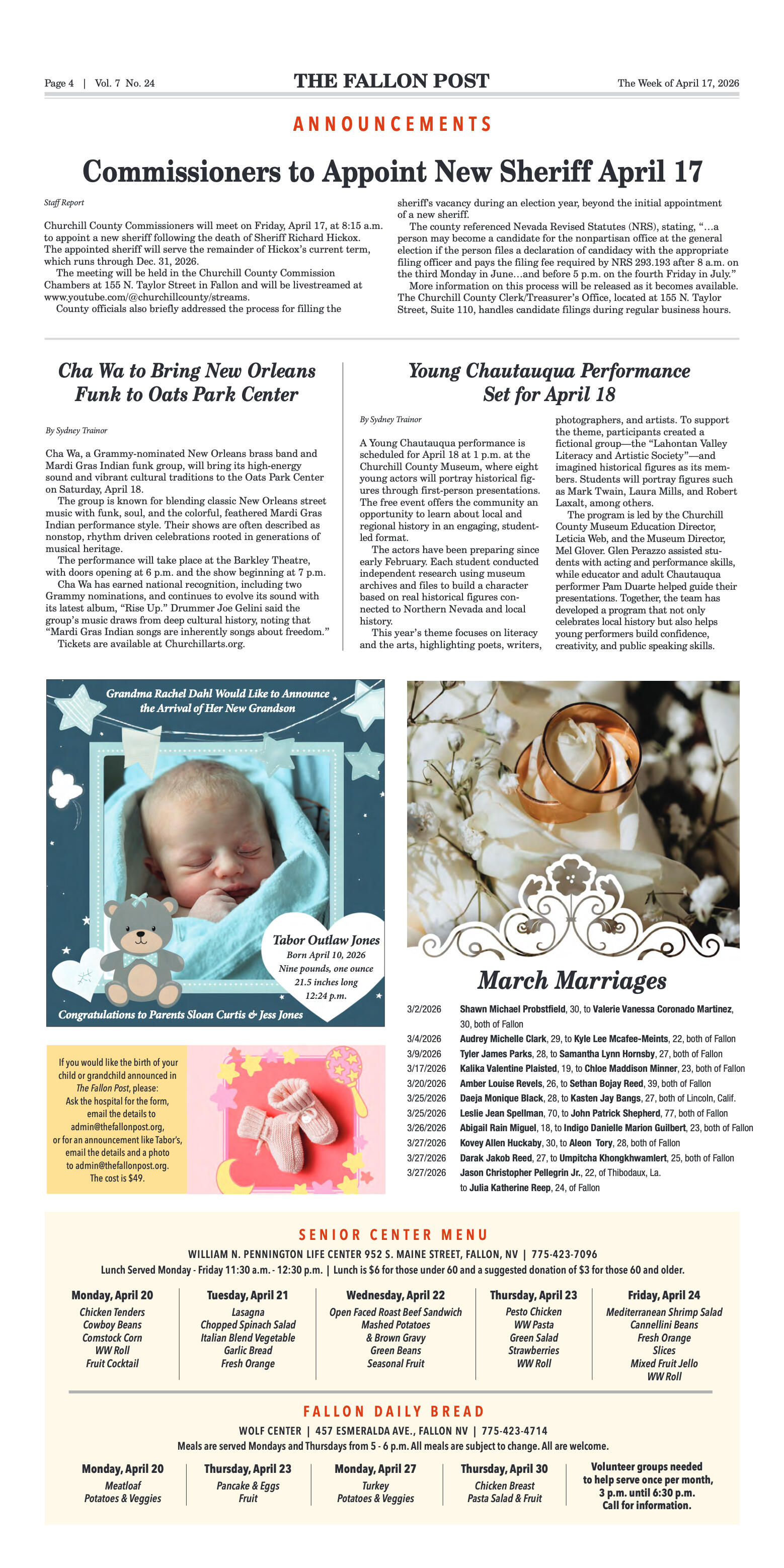 April 17, 2026 -Churchill County Mourns the Loss o - page 4