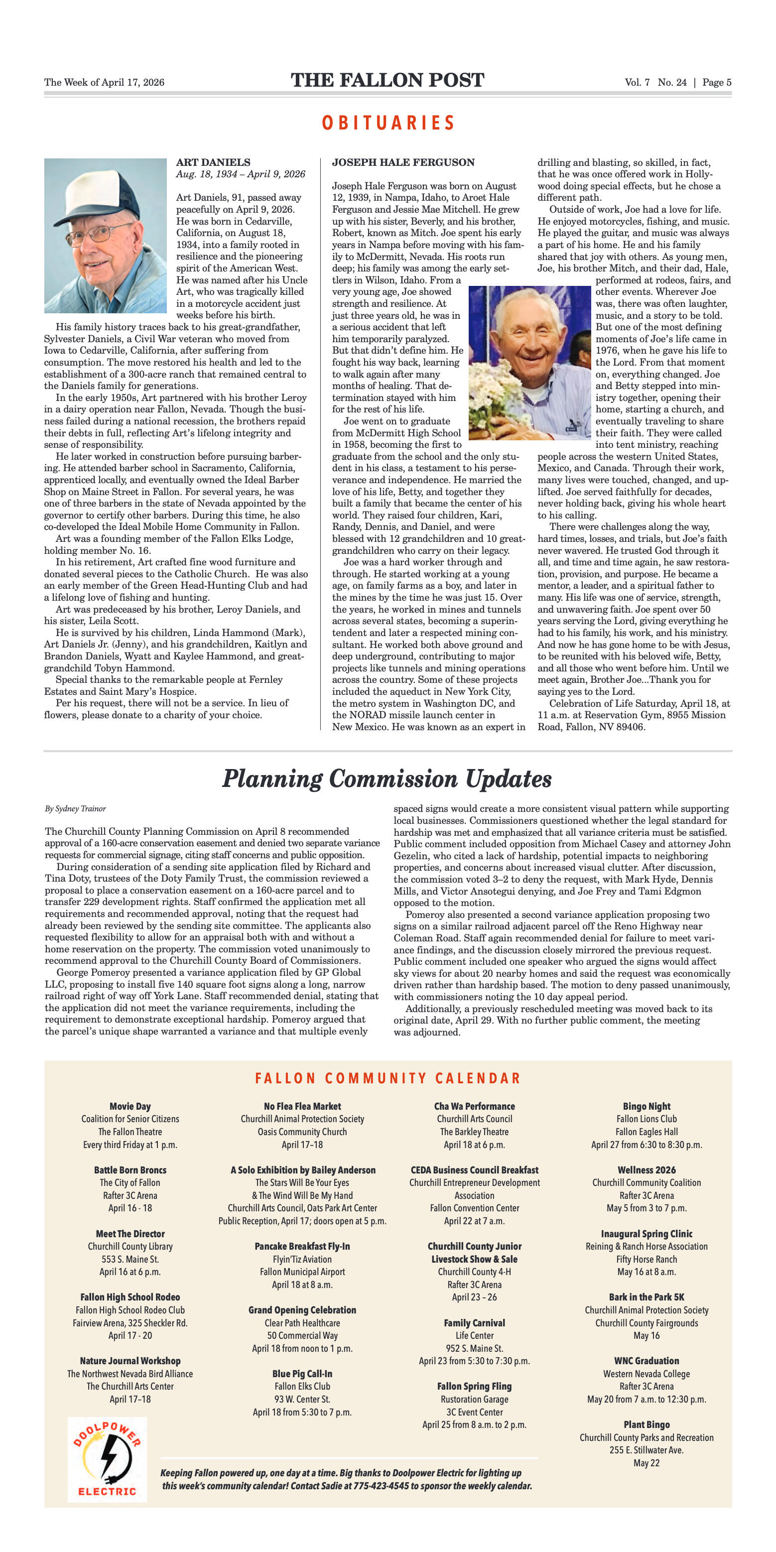 April 17, 2026 -Churchill County Mourns the Loss o - page 5