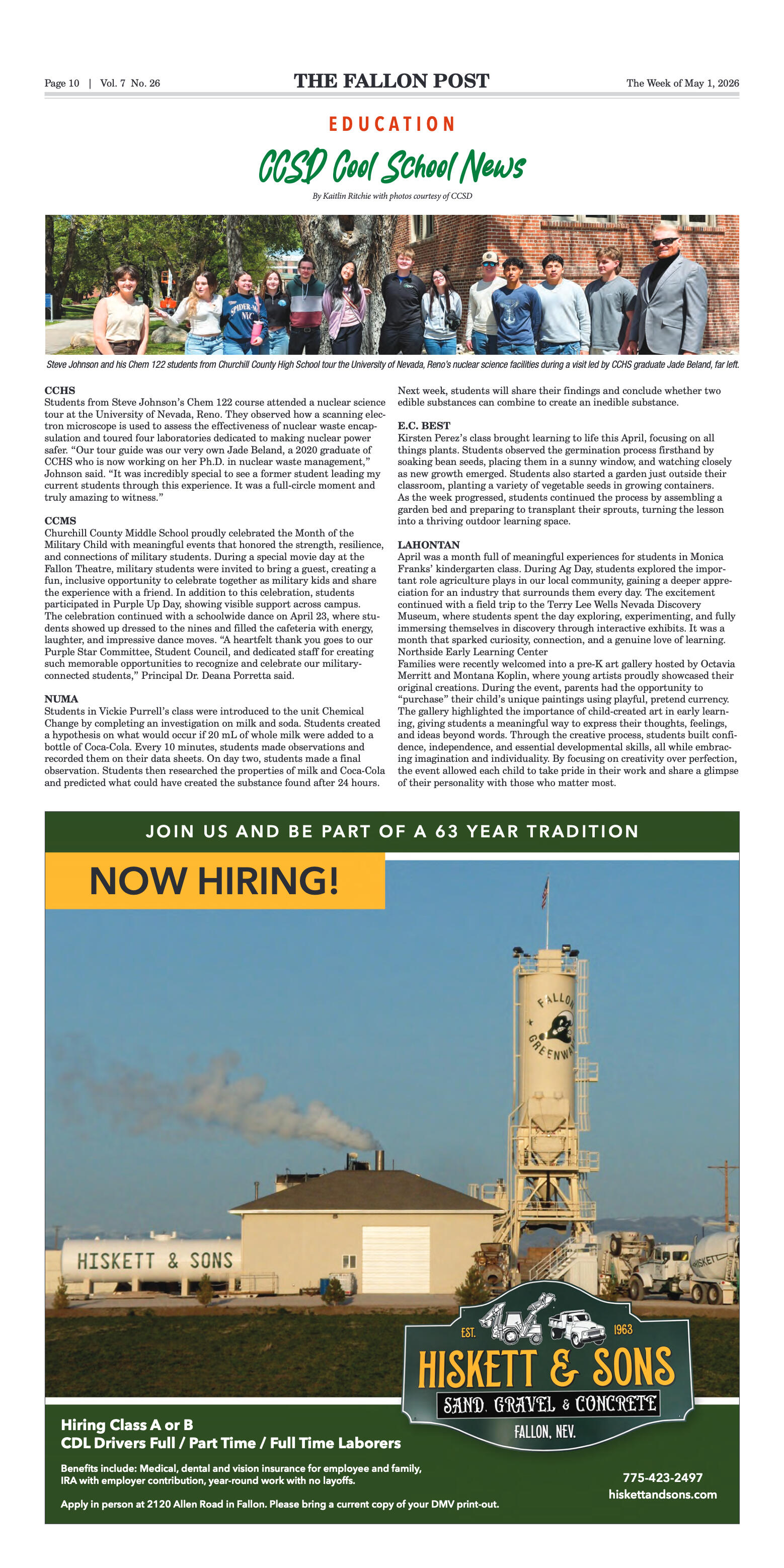 May 1, 2026 - Fallon Recognized with Top Honor at  - page 10