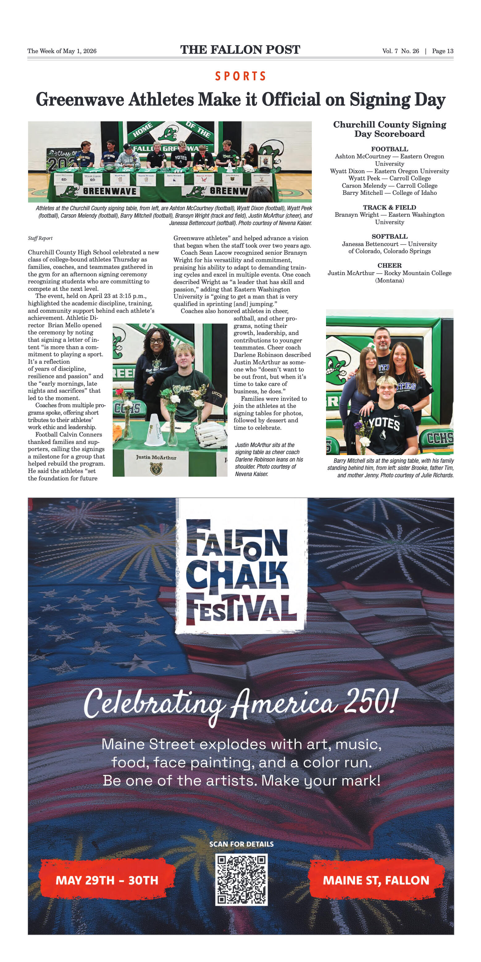 May 1, 2026 - Fallon Recognized with Top Honor at  - page 13