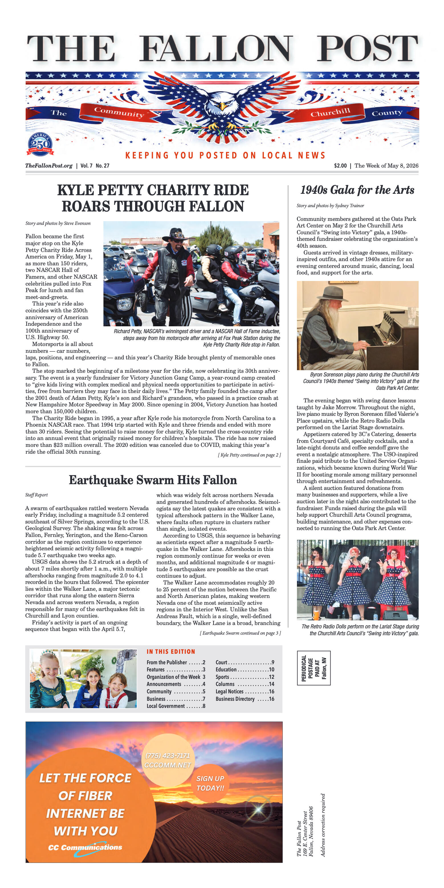 May 8, 2026 - Kyle Petty Charity Ride Roars Throug - page 1