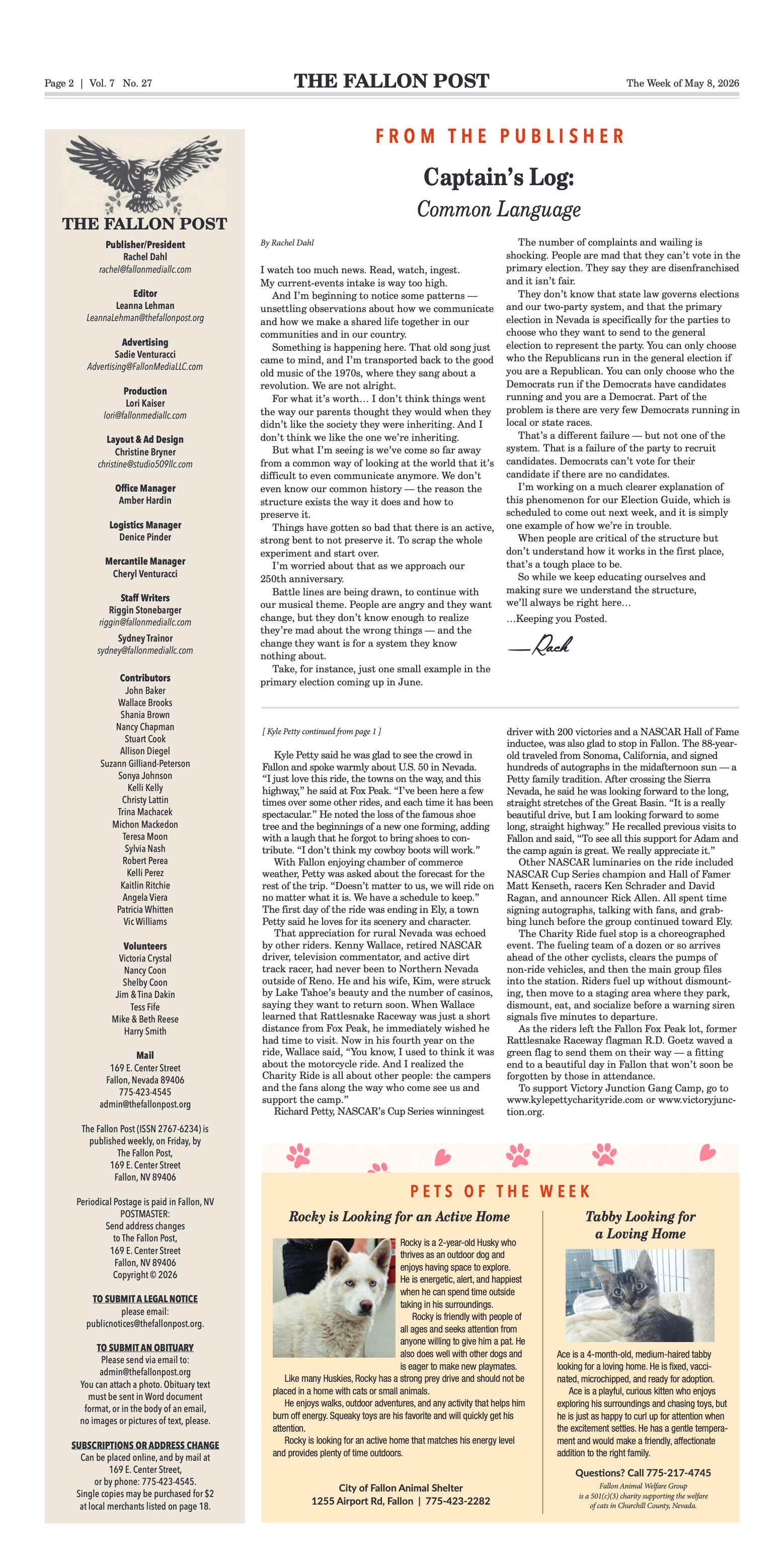 May 8, 2026 - Kyle Petty Charity Ride Roars Throug - page 2