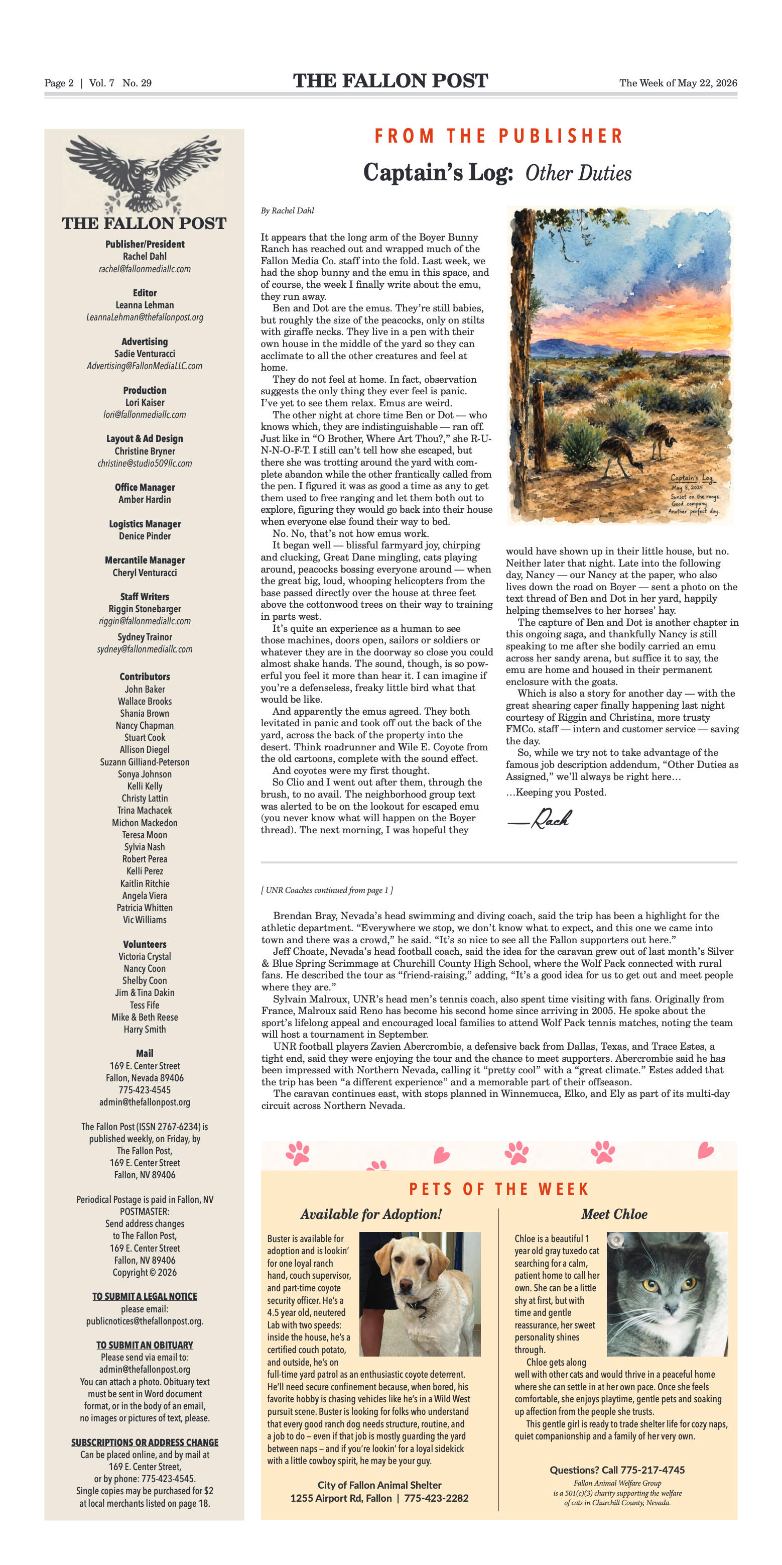 May 22, 2026 - UNR Coaches Caravan Makes Lively St - page 2