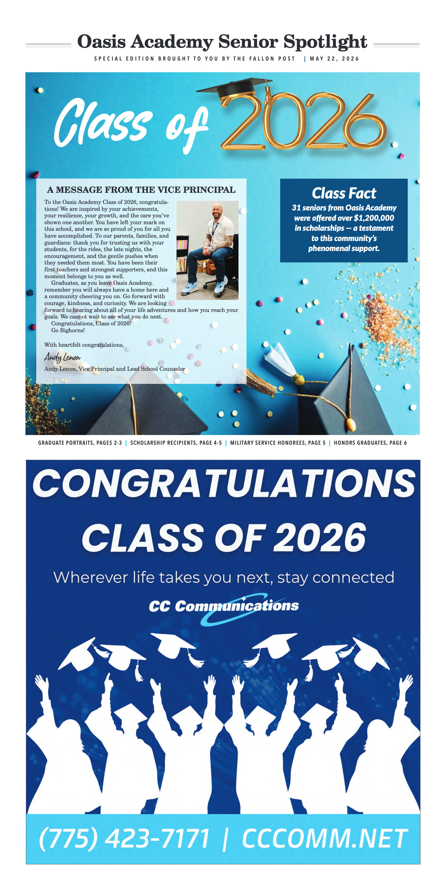 May 22, 2026 - Oasis Academy Class of 2026 - page 1