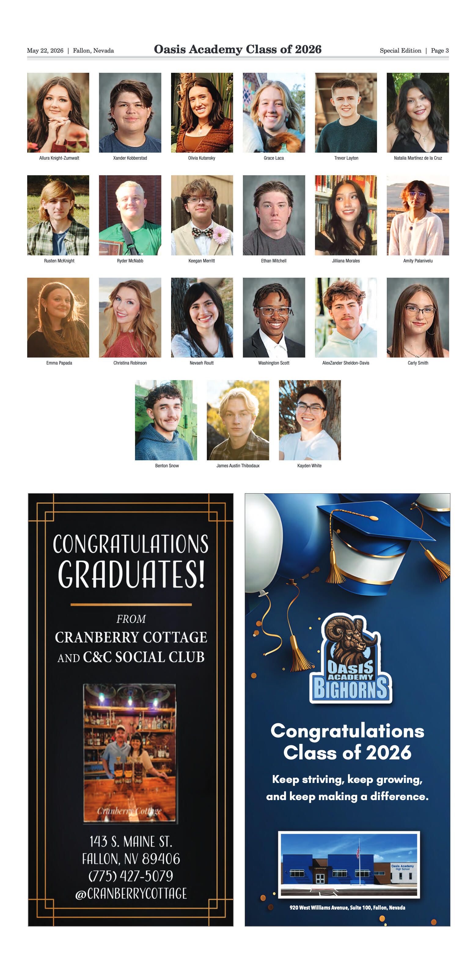 May 22, 2026 - Oasis Academy Class of 2026 - page 3