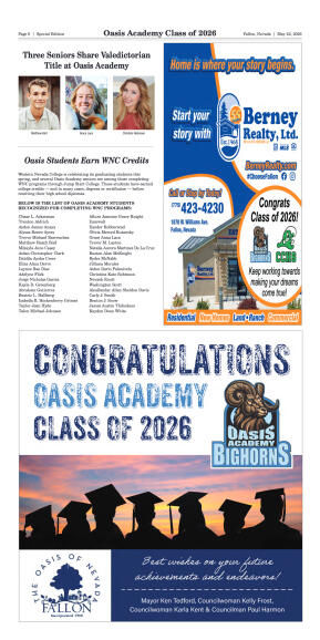 May 22, 2026 - Oasis Academy Class of 2026 - page 6