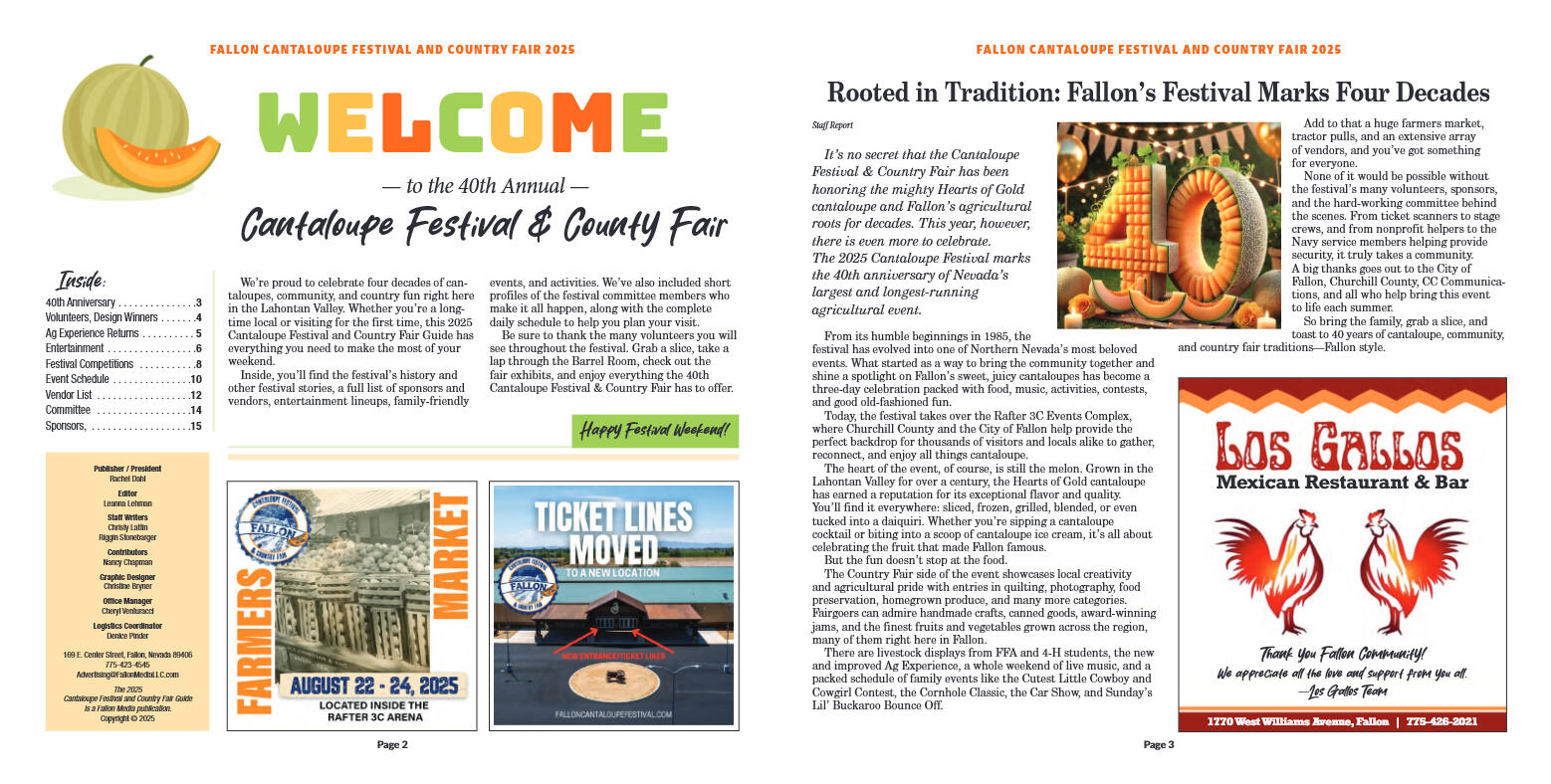 Fallon Country Fair & Cantaloupe Festival Guide 20 - page 2